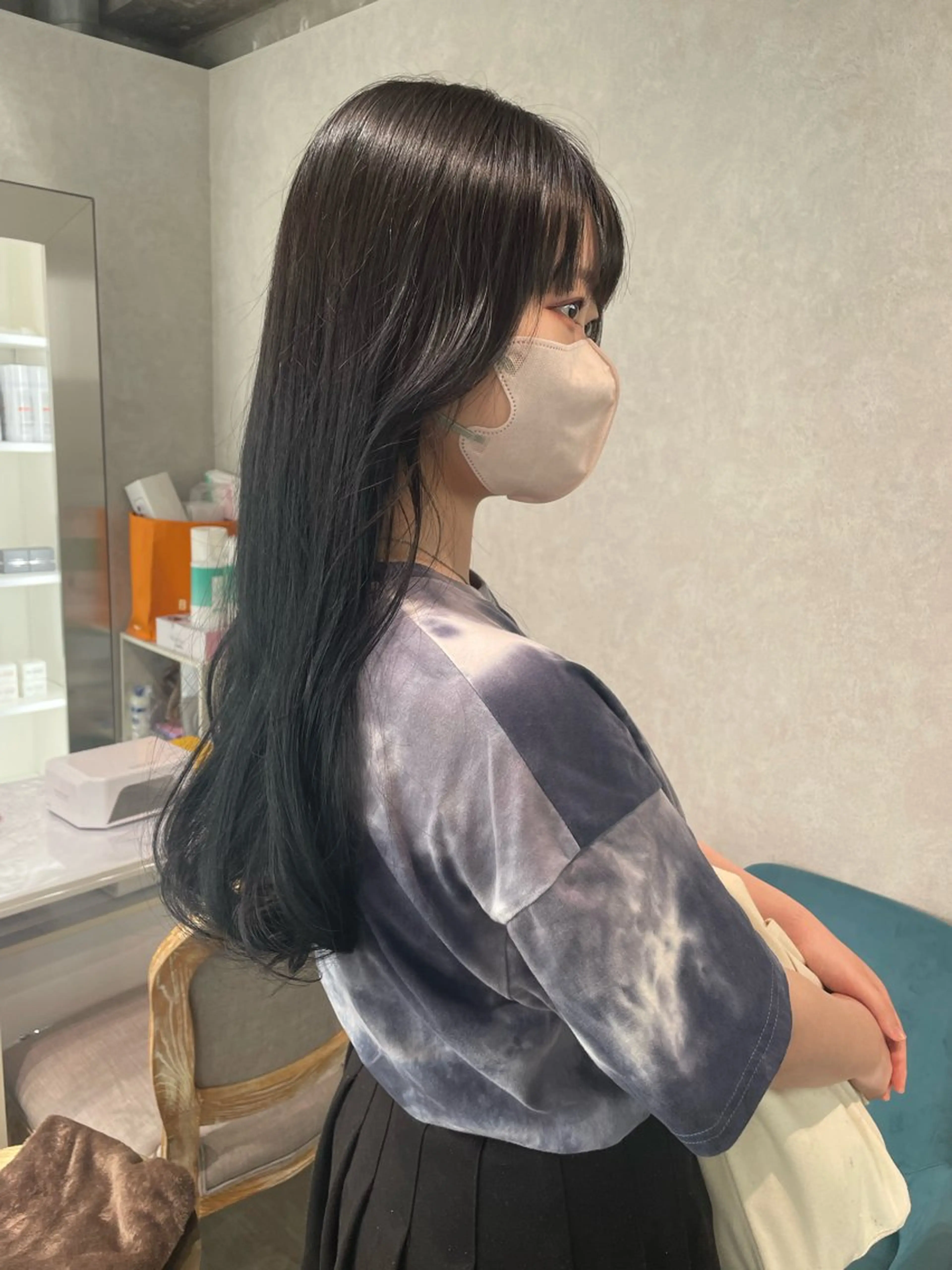 ロング カラー 透明感カラー ヘアカラー ナチュラル透明感🌱 小山美樹子のヘアスタイル