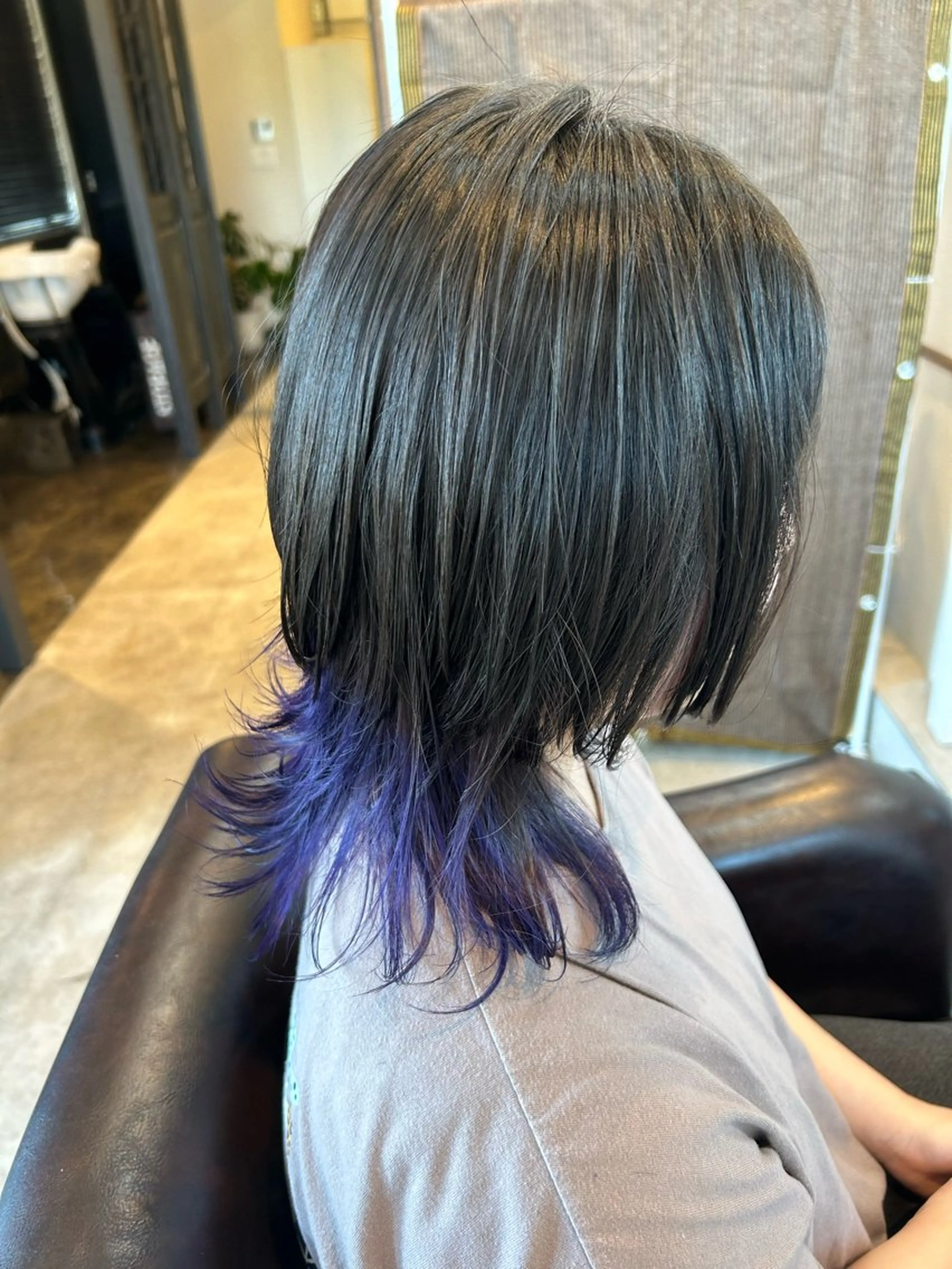 ミディアム ウルフカット ヤマダ タケトのヘアスタイル