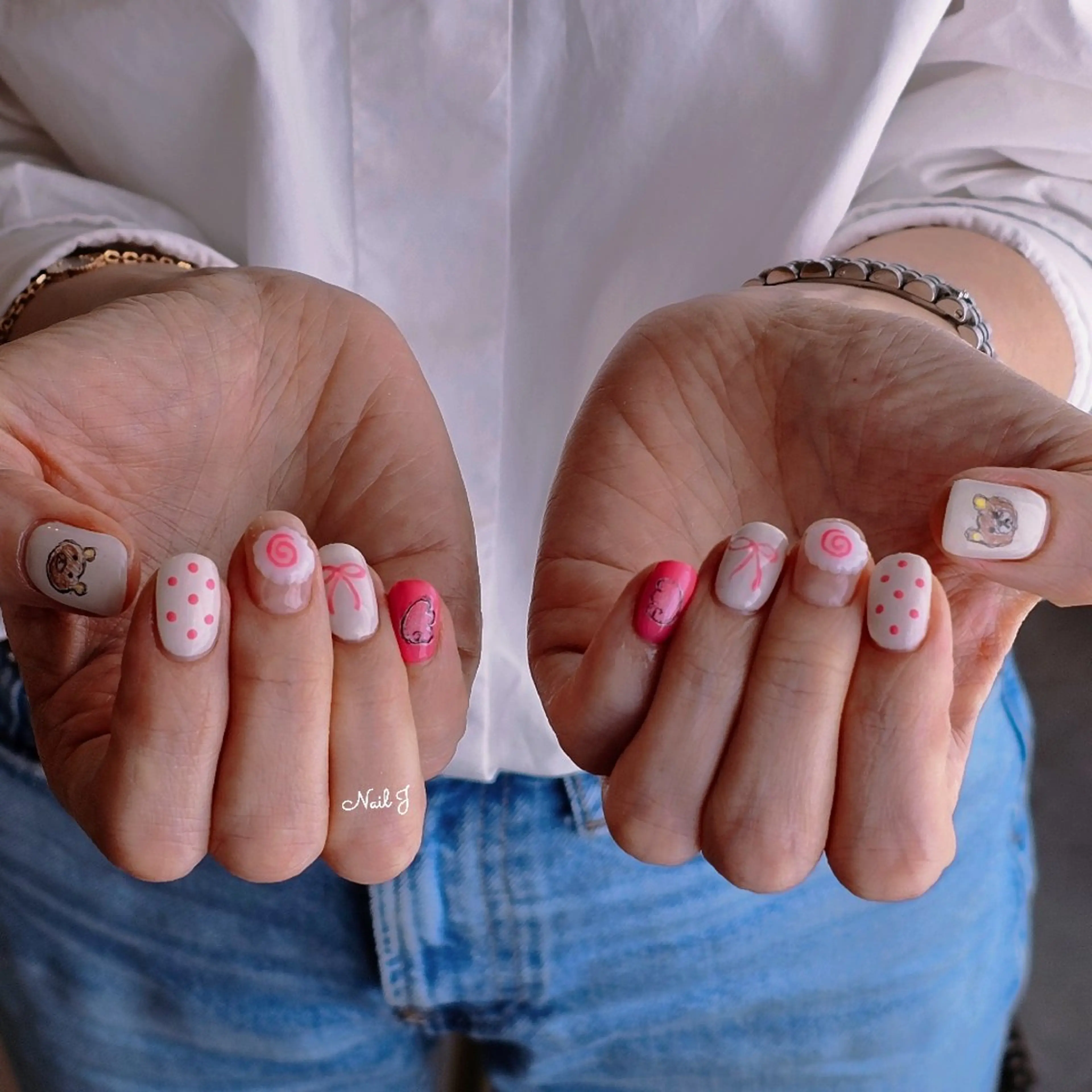 ネイル 持ち込み ハンドネイル Nail Jのネイルデザイン