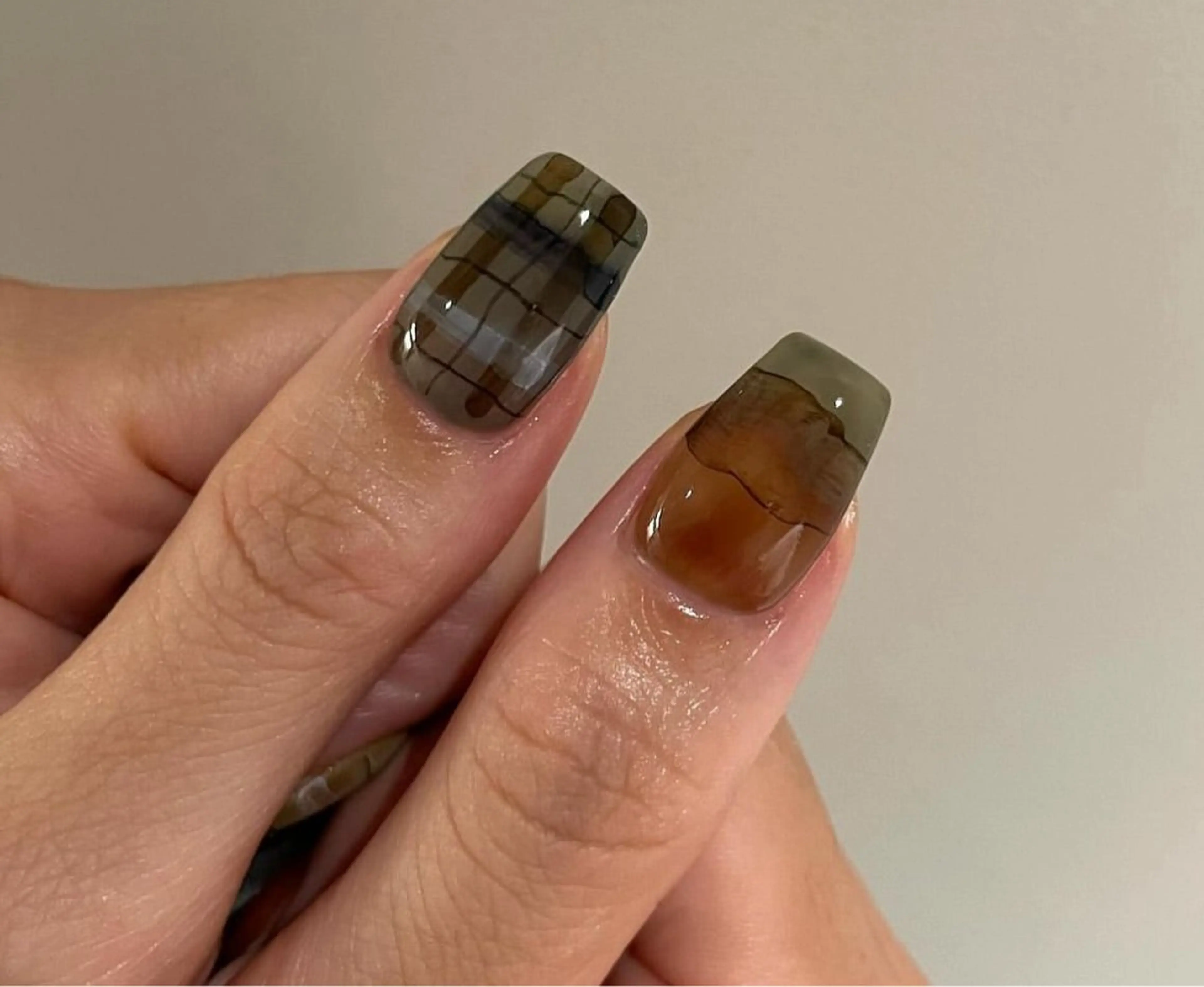 ネイル アートネイル チークネイル 韓国ネイル マグネットネイル ニュアンスネイル ちりんネイル所属・chirin nailのネイルデザイン