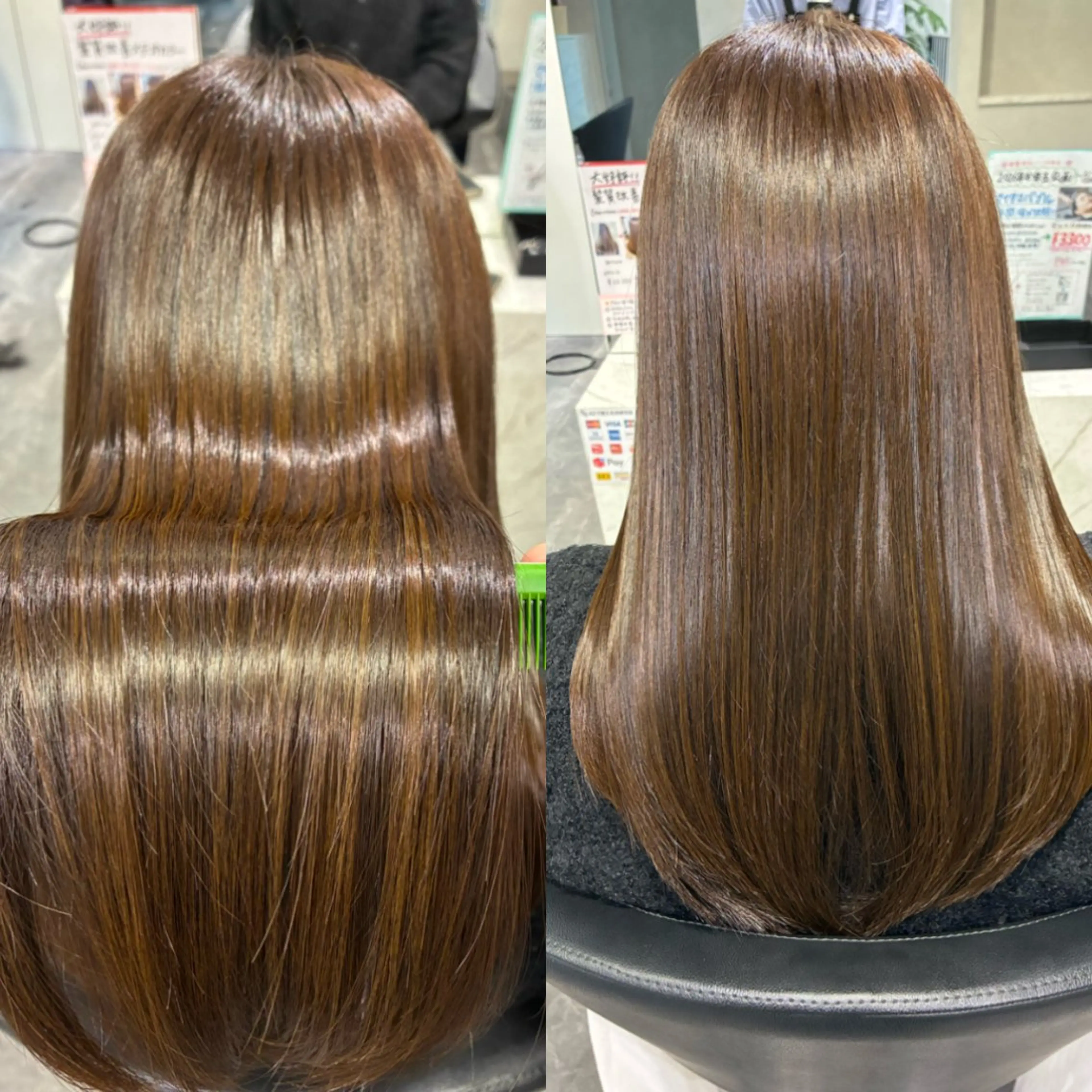 ロング 縮毛矯正 大山 透輝のヘアスタイル