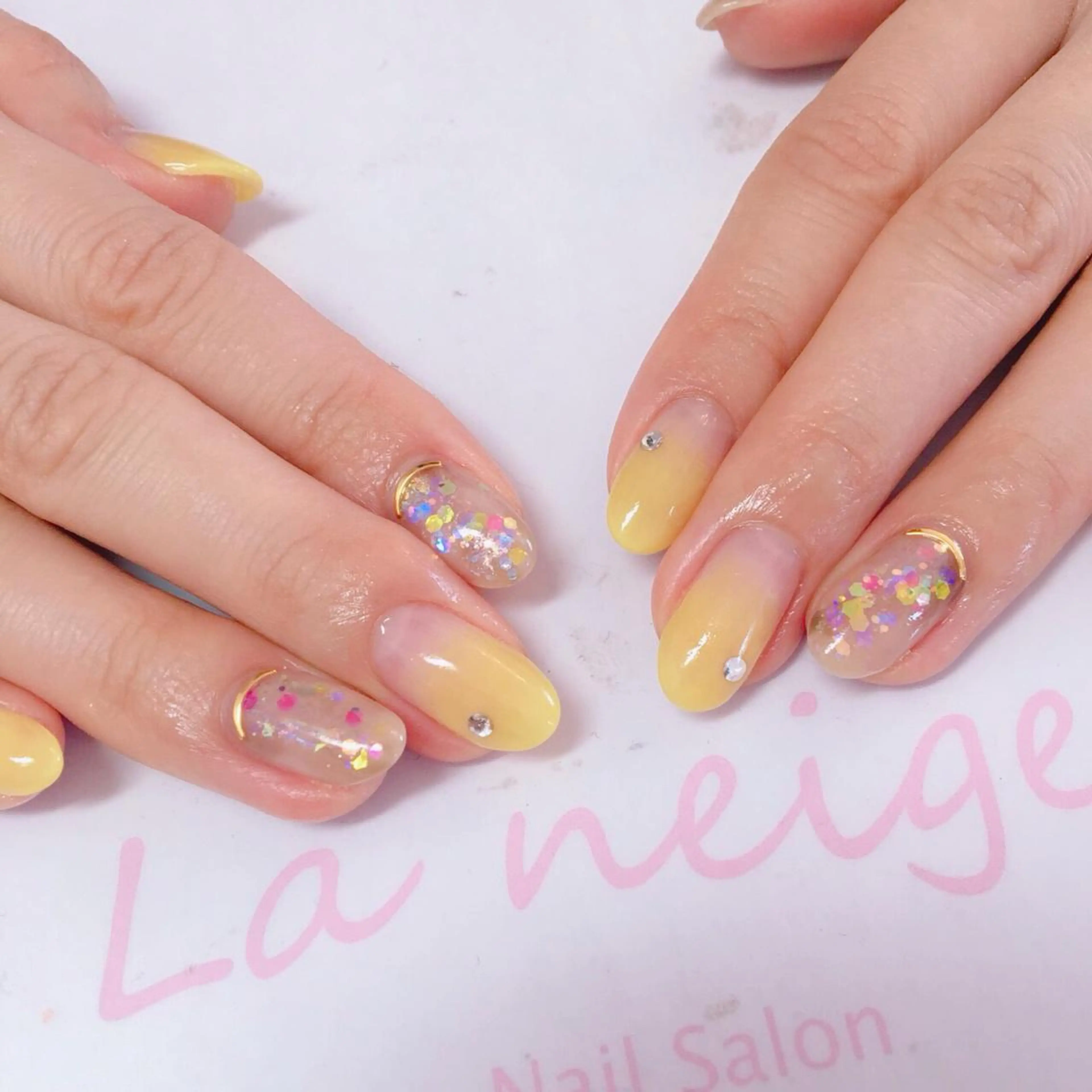 ネイル La neige* yuki 🥯🍑のネイルデザイン