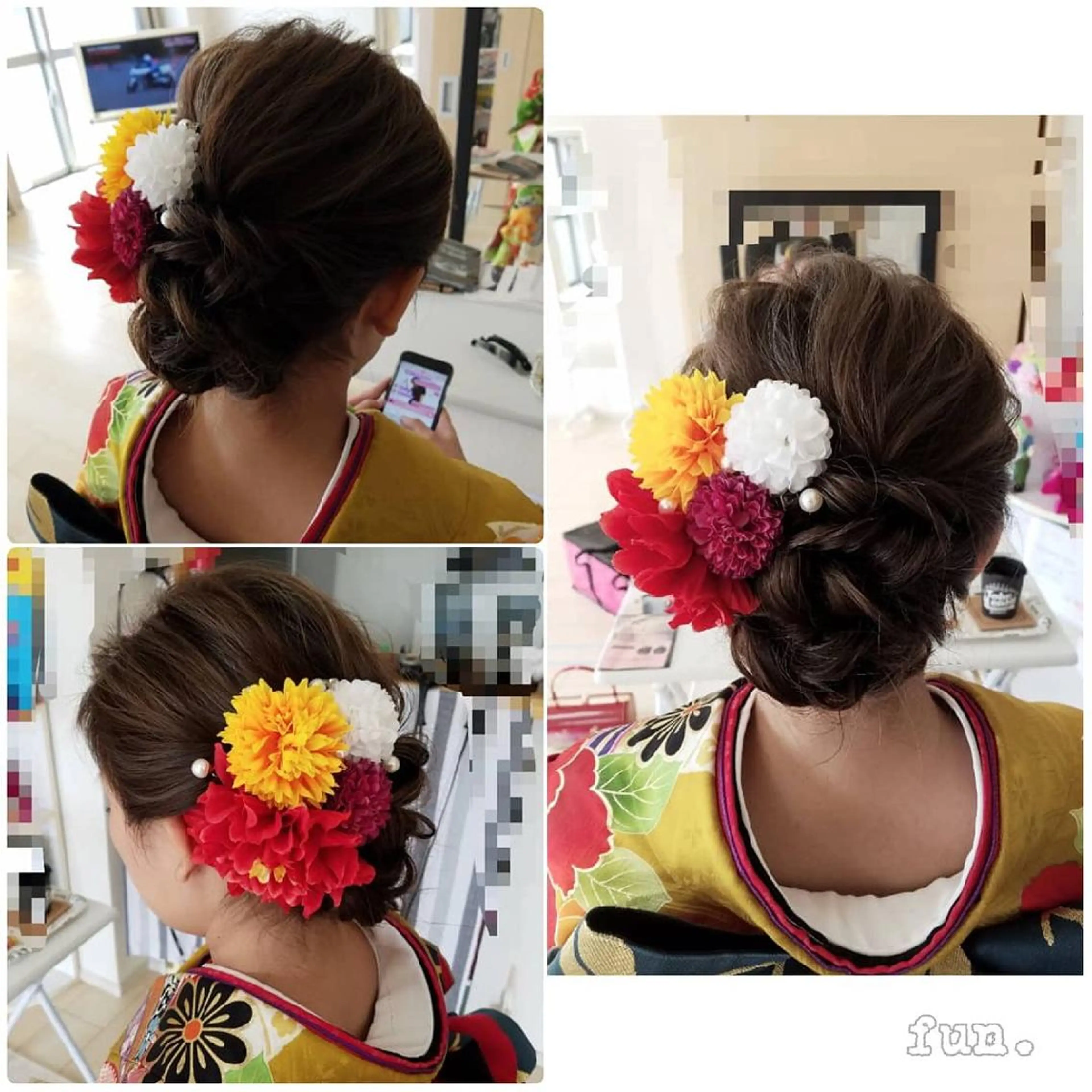 セミロング ヘアアレンジ fun./ヘアセット /エクステ/着付のその他イメージ