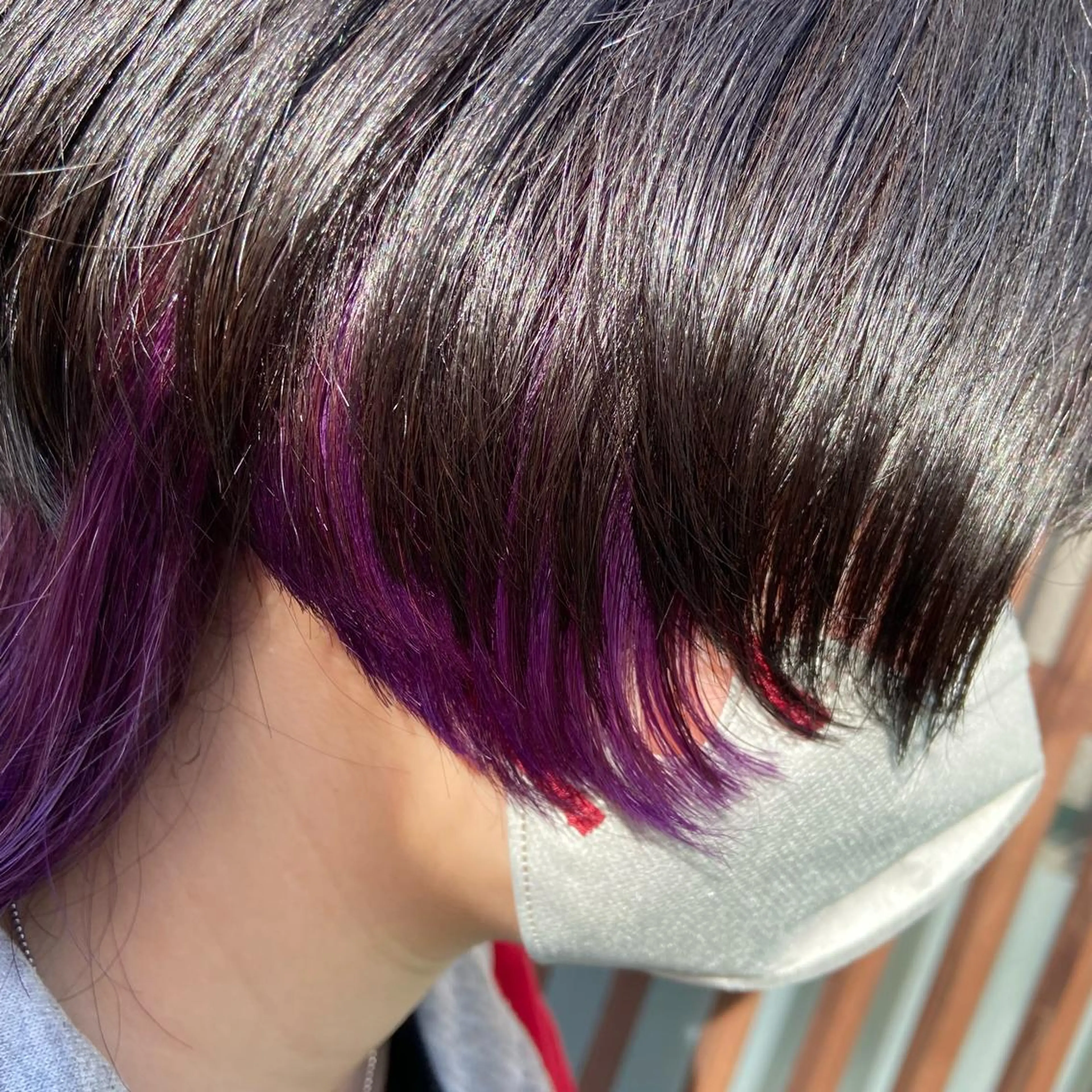 ミディアム カラー カット ヘアカラー インナーカラー指名 No.1菊池柊真のヘアスタイル
