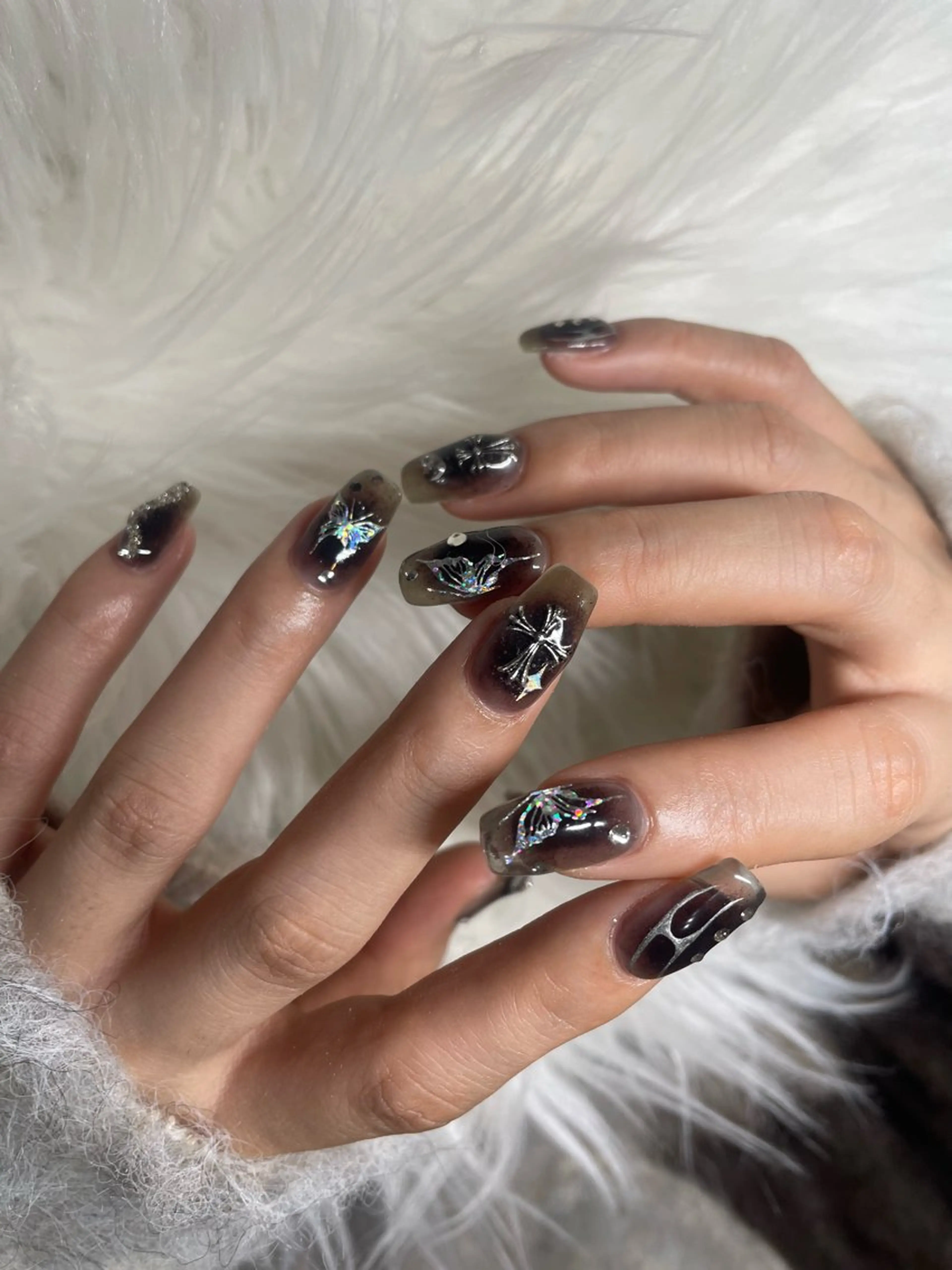 ネイル ハンドネイル オーロラ所属・YUI nailのネイルデザイン