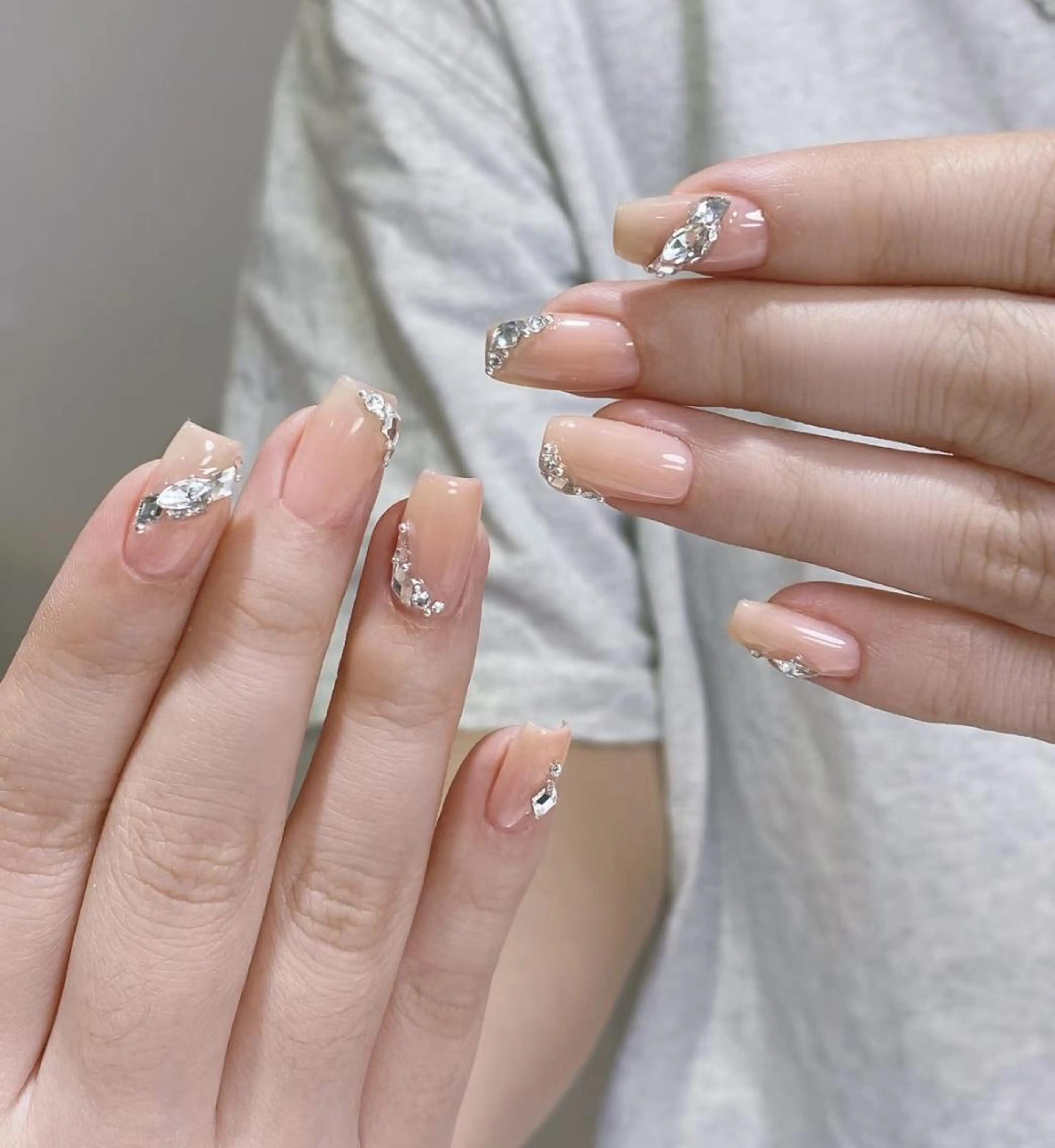 ネイル By moonネイル 🌷ワンホン/韓国風のネイルデザイン