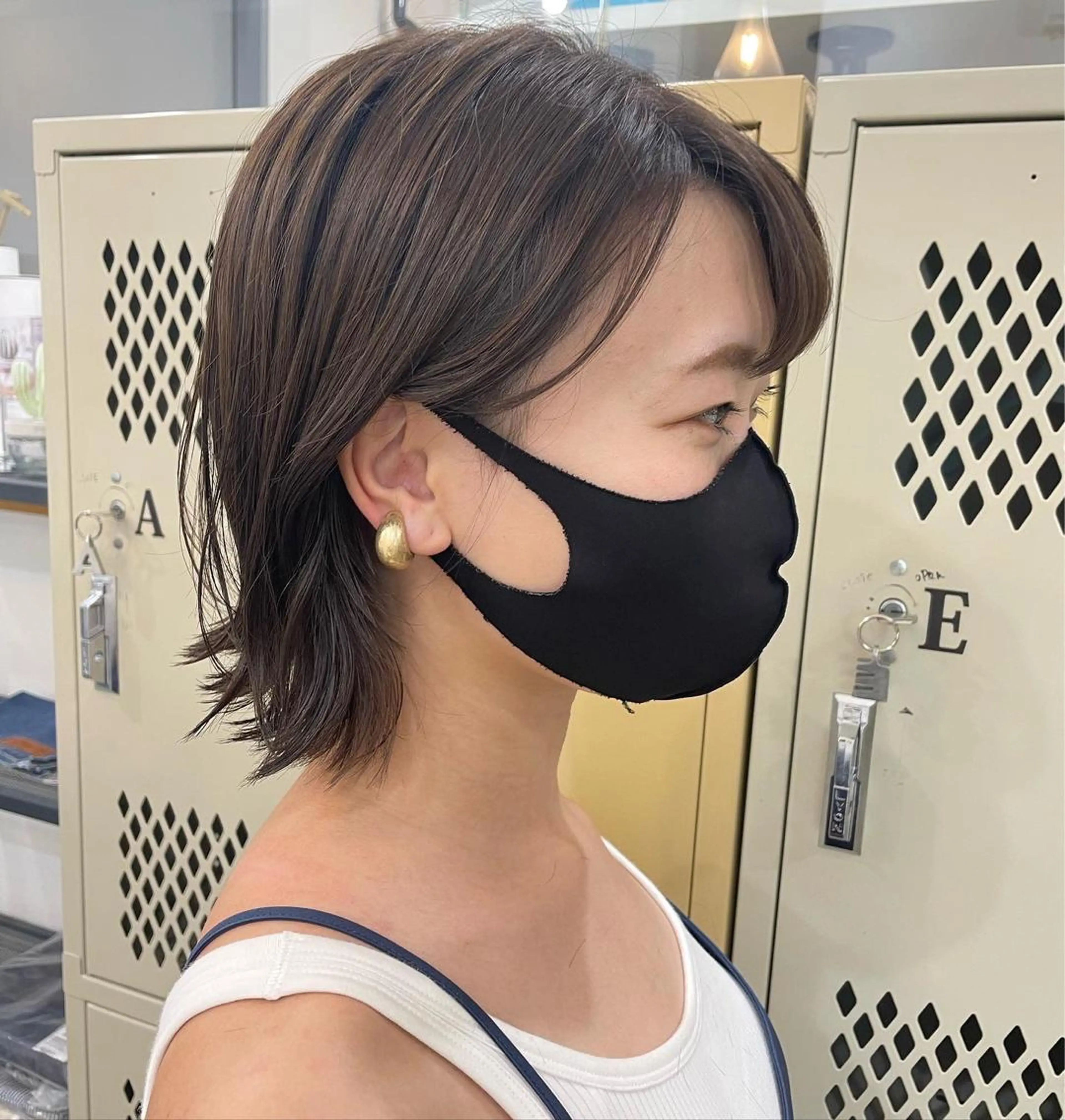 ミディアム アッシュ SUNC🍀大熊 花奈絵🍀のヘアスタイル