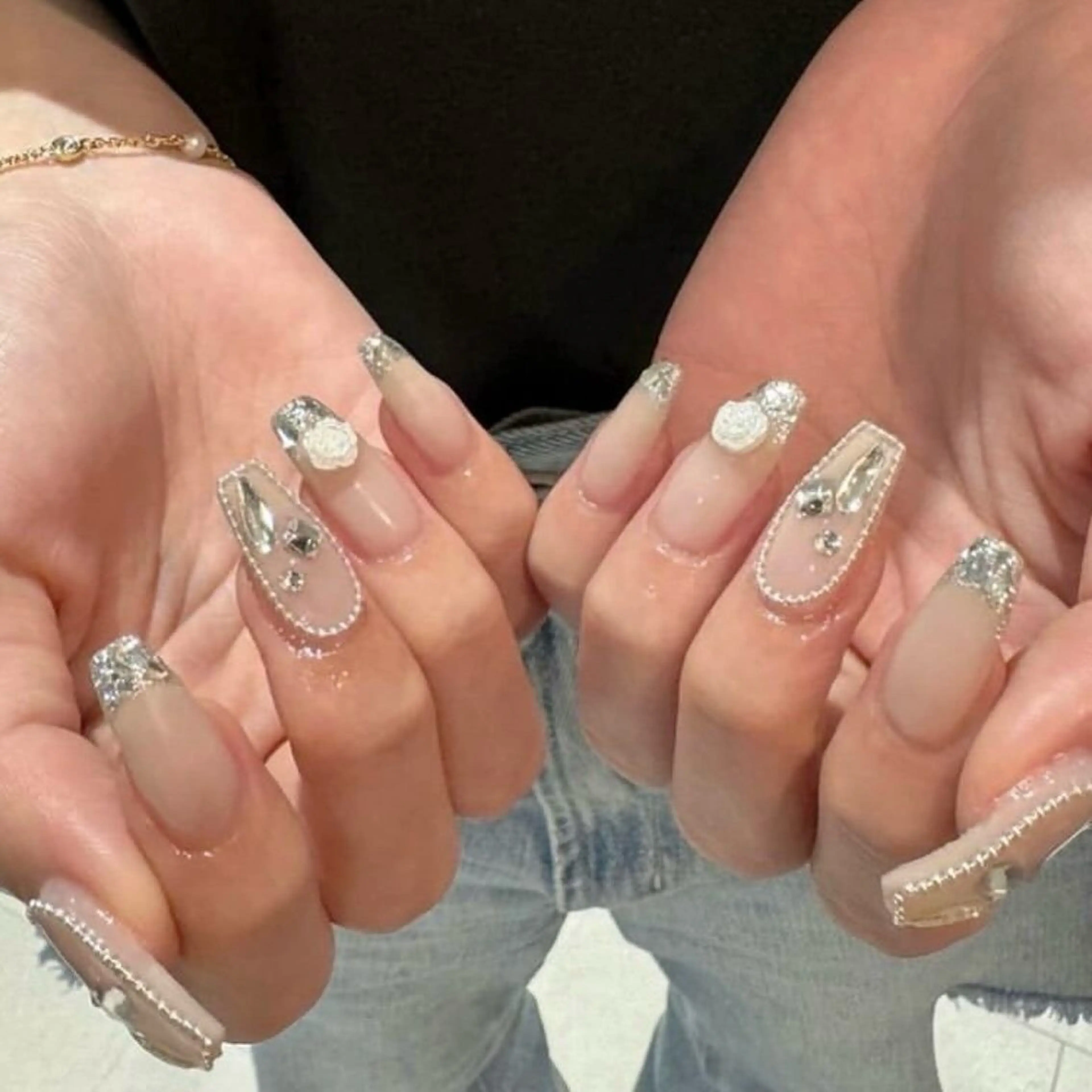 ネイル 韓国ネイル ニュアンスネイル シンプルネイル 春ネイル ワンホンネイル ハンドネイル ハンドケア Nihonthy Nail 新宿所属・Nihonthy Nail 新宿のネイルデザイン