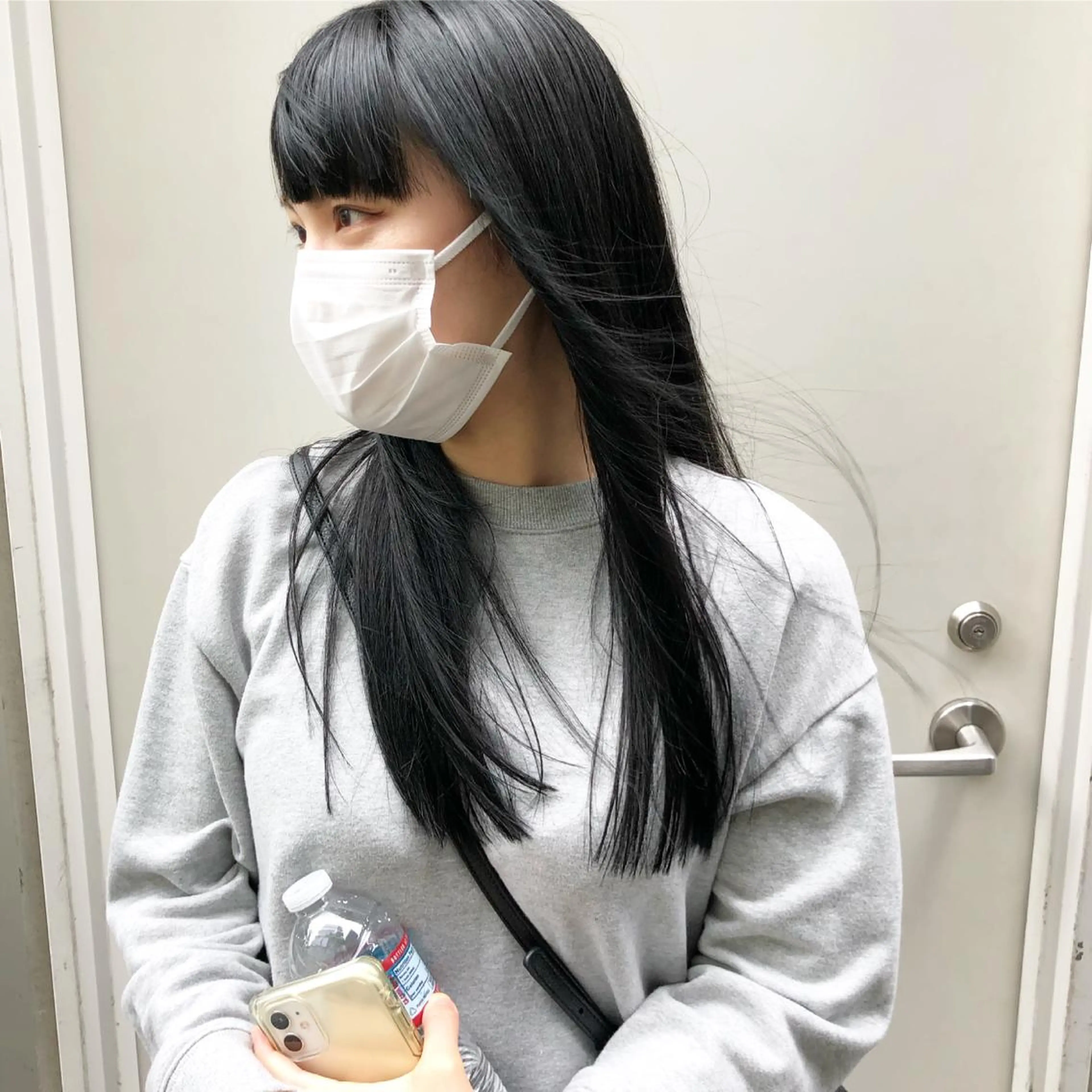 ロング カラー 黒髪 ロング GrandStory SHIBUYA所属・卒業式お呼ばれ🕊️ ヘアセット✴︎ミキのヘアスタイル