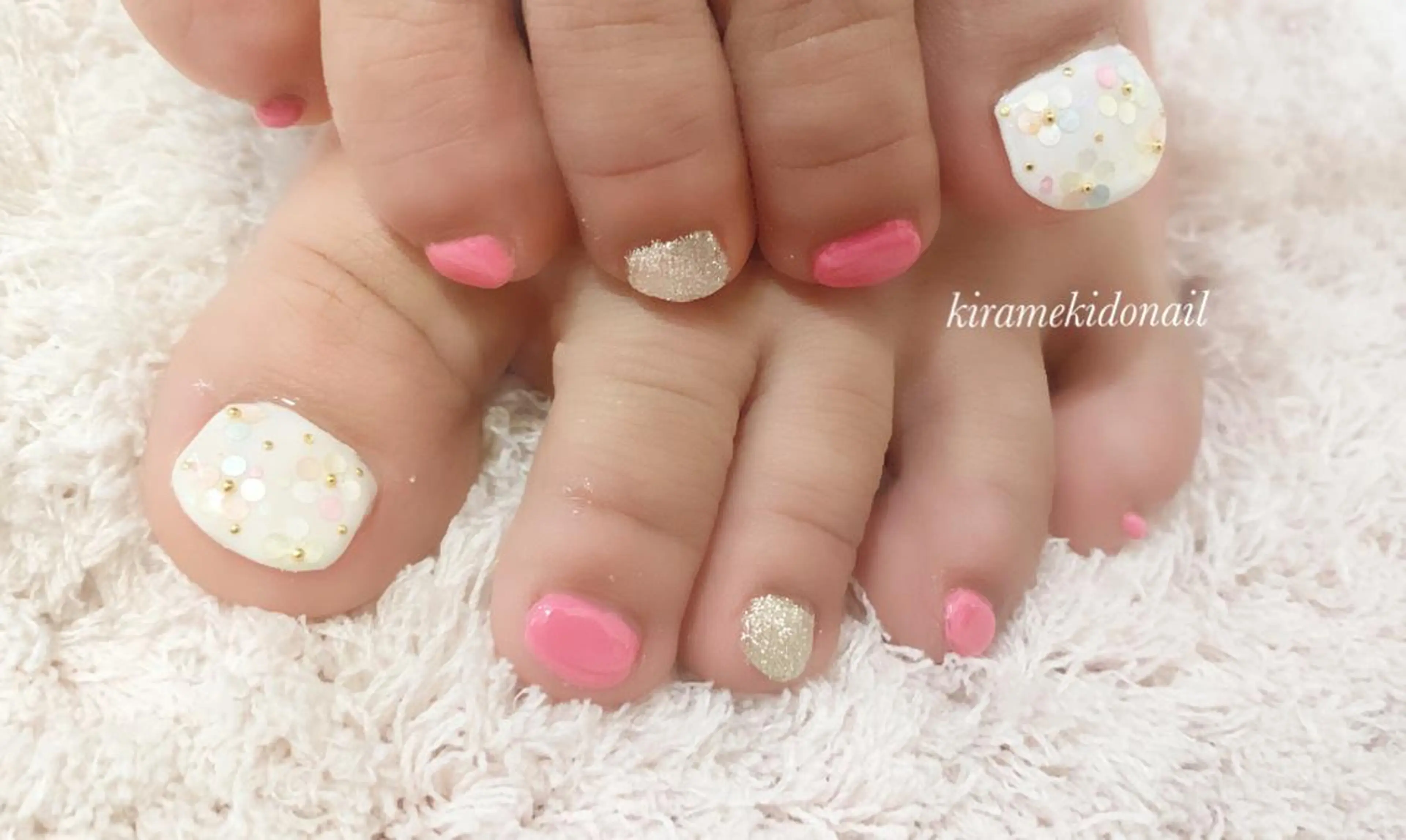 ネイル フットネイル kiramekido nail salon所属・林 禅のネイルデザイン