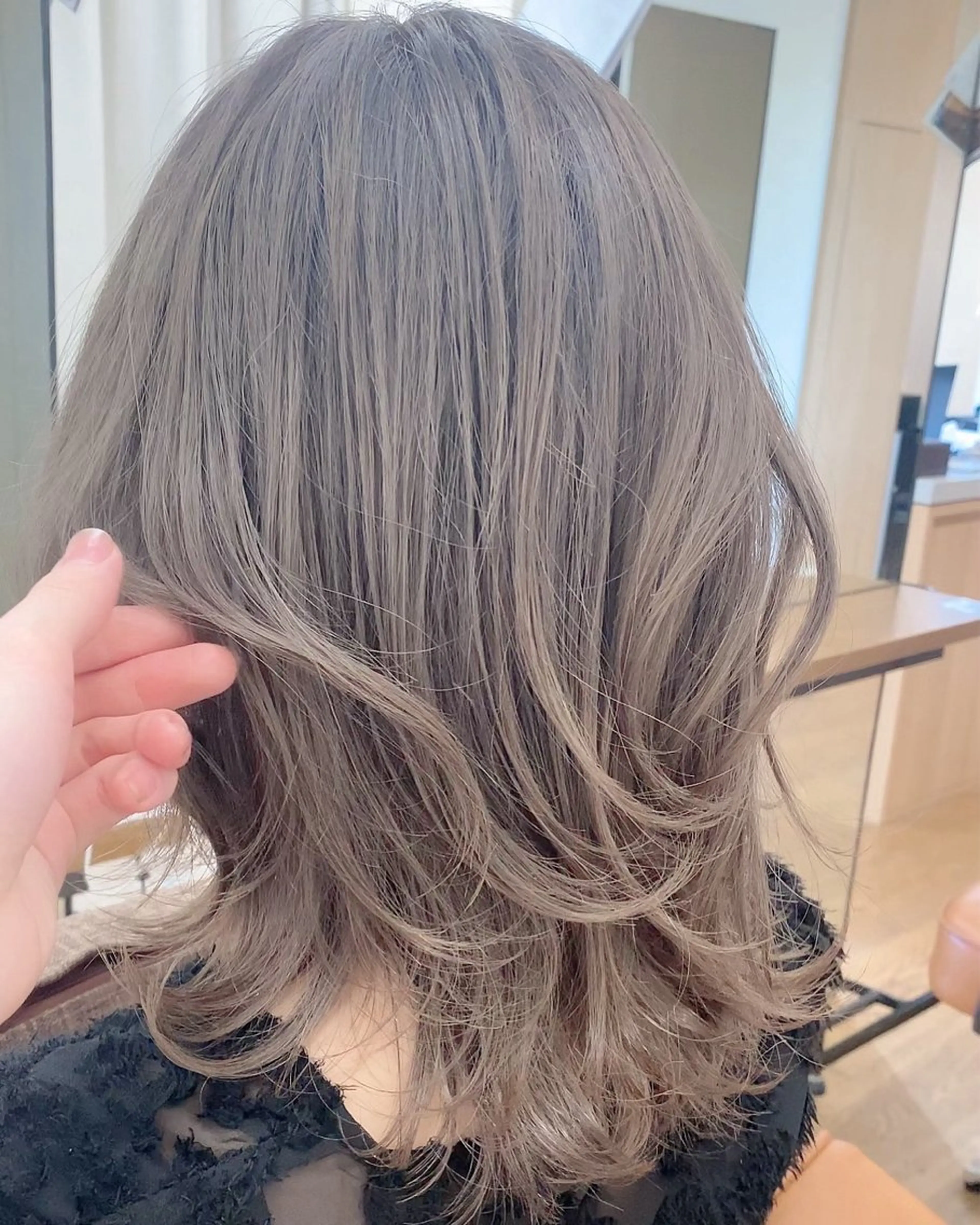 セミロング カラー パーマ ヘアアレンジ 似合わせメンズカット /ニュアンスパーマのヘアスタイル