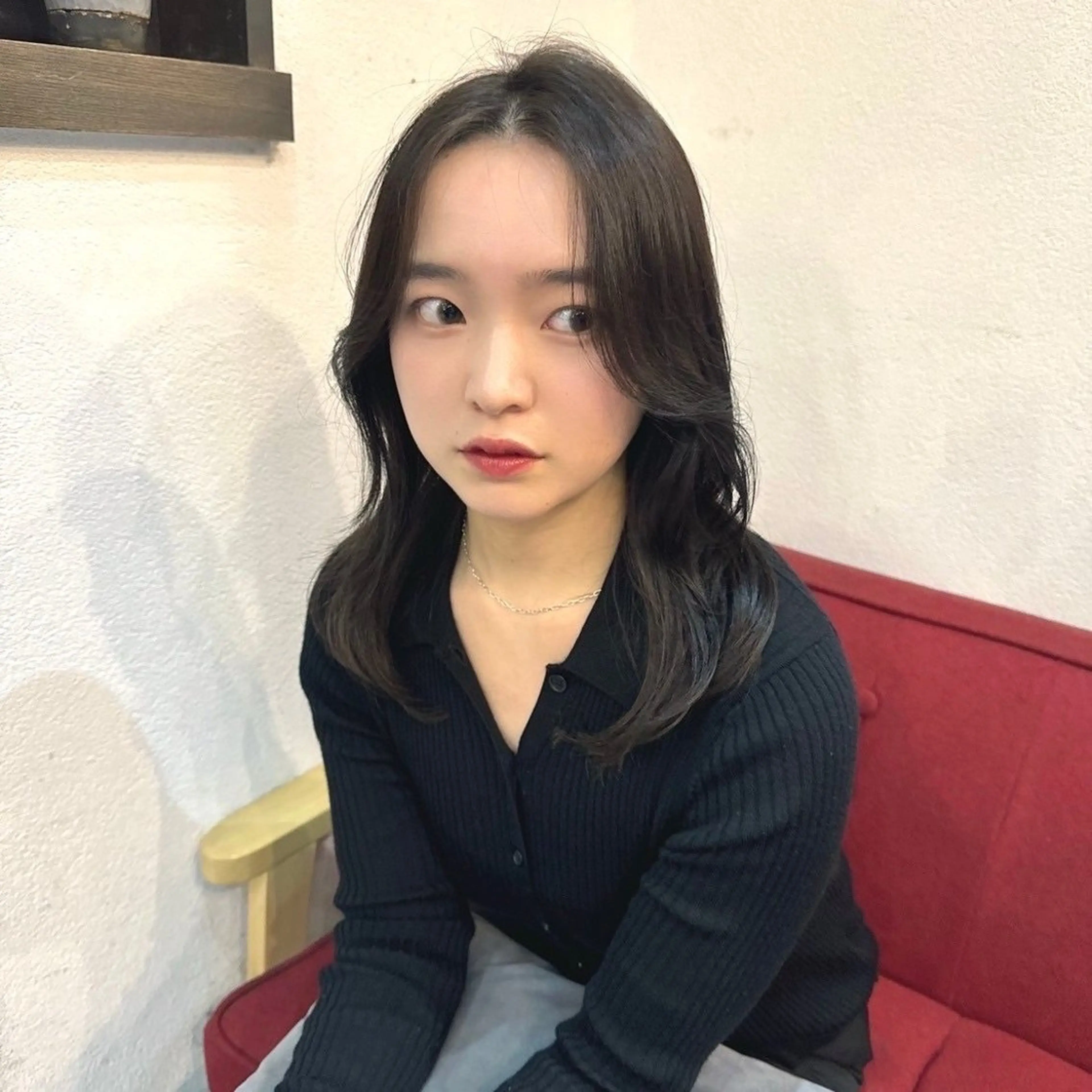 セミロング レイヤーカット/髪質 改善/Hayatoのヘアスタイル