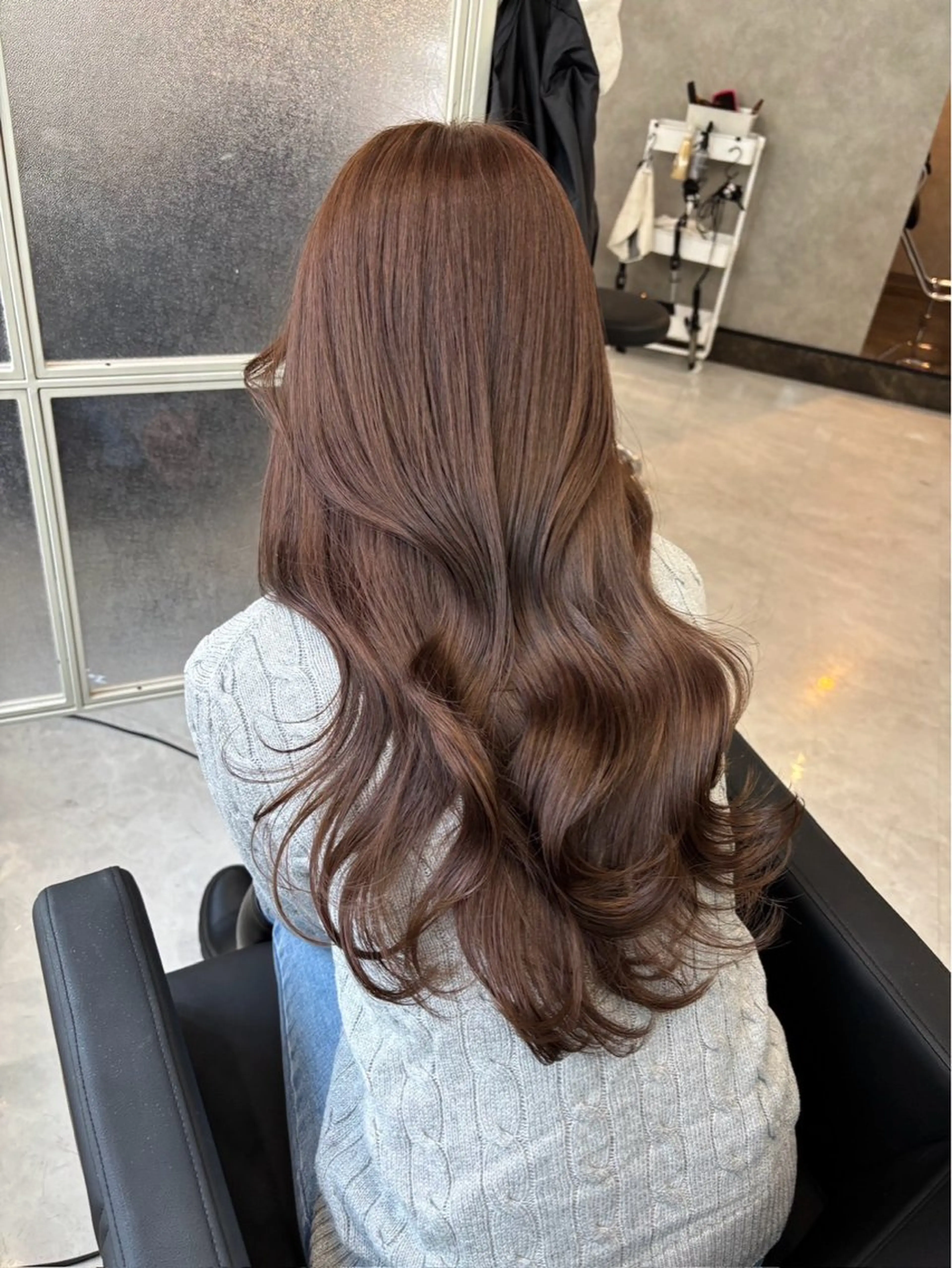 ロング カラー marshu所属・似合わせ/艶カラー /大阪/nanaのヘアスタイル