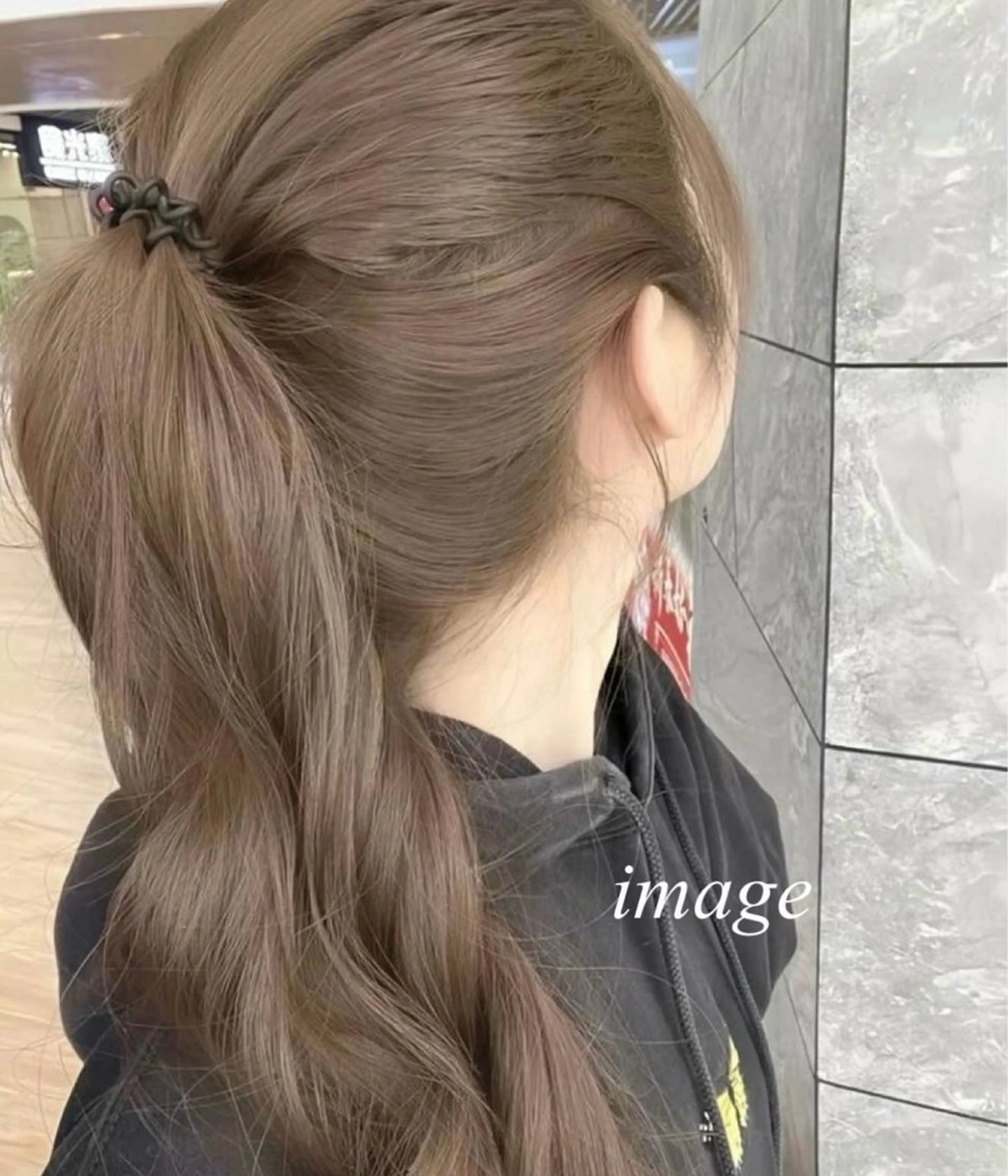 ロング カラー カット ヘアカラー belle   表参道　terrace所属・抜きっぱなしブロンド /ハイトーン/カナタのヘアスタイル