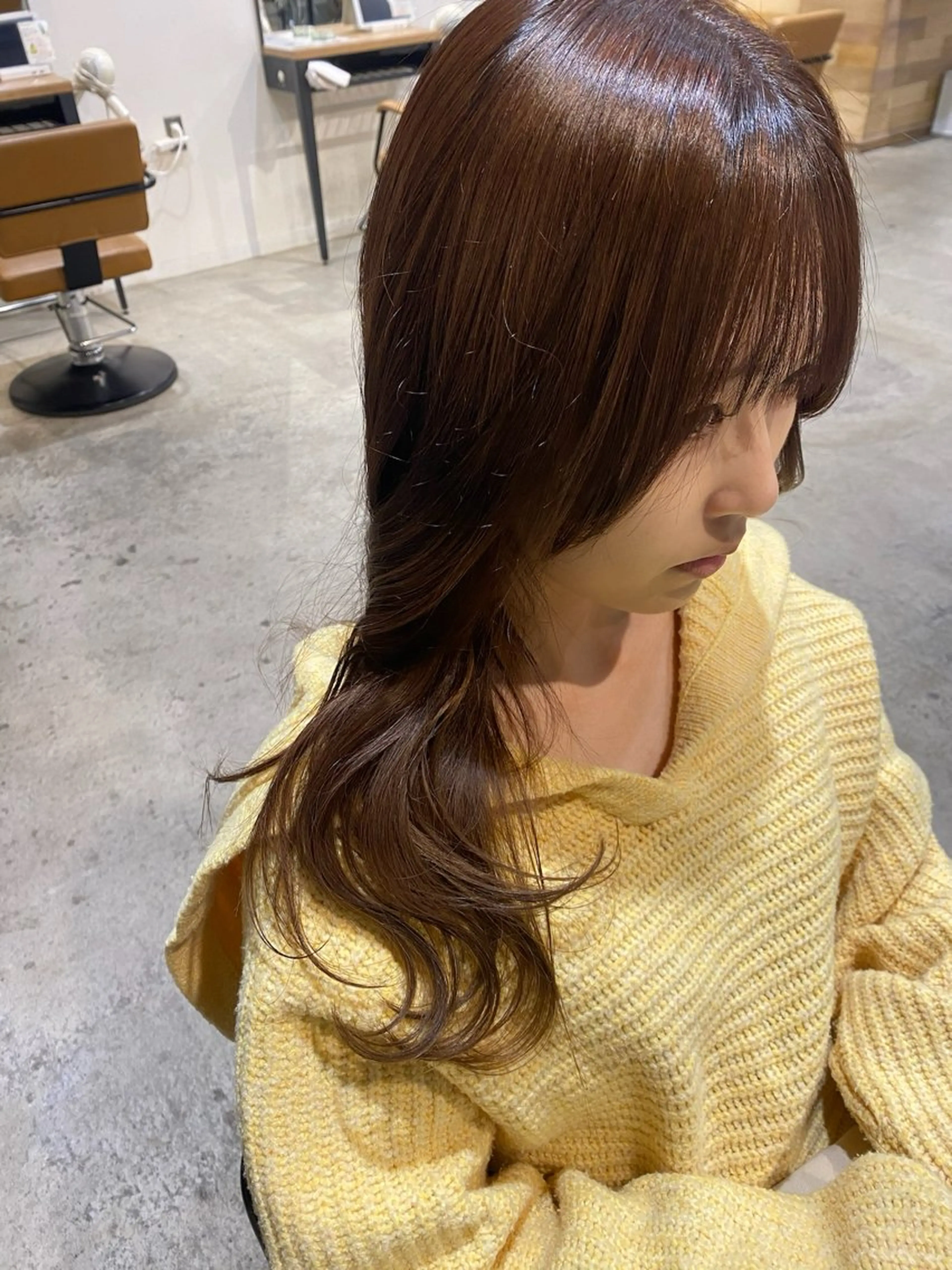 ロング 顔周りカット ウルフカット 海外風レイヤー🥥 NANAのヘアスタイル