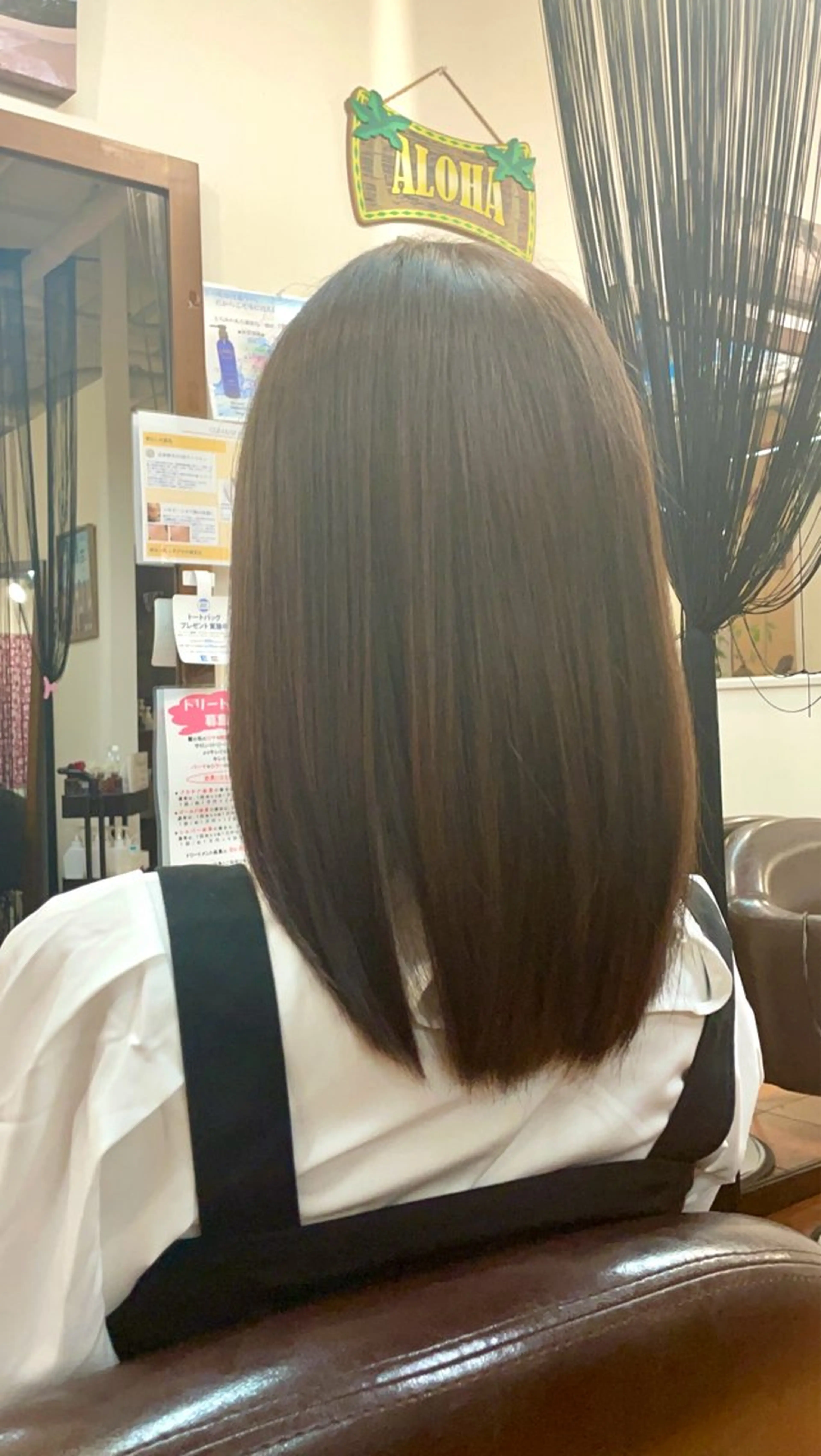 セミロング カラー 吉村幸重🌈髪質改善 /抗がん剤治療カットのヘアスタイル