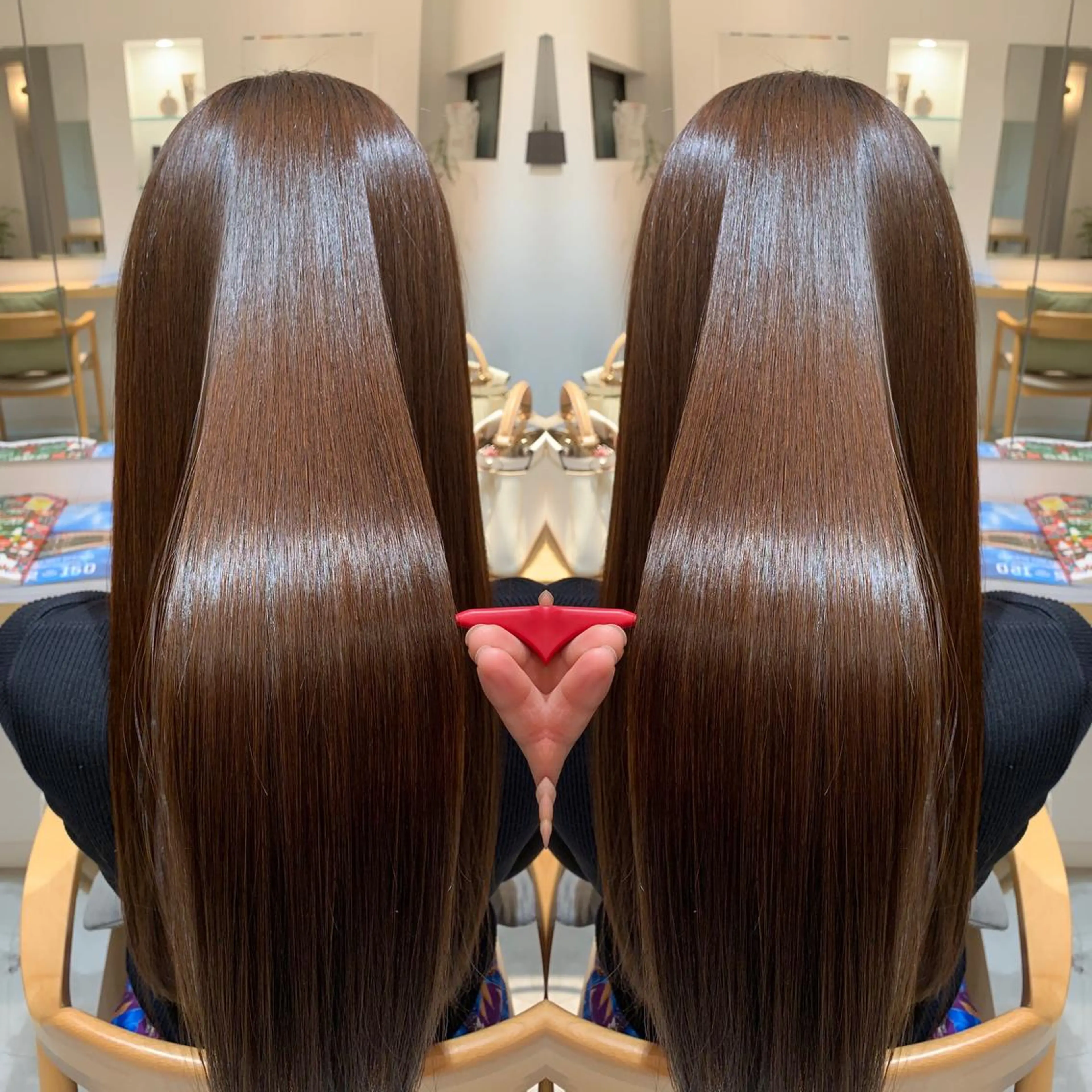 ロング ✨髪質改善　美髪✨ 縮毛　井上 大誠のヘアスタイル