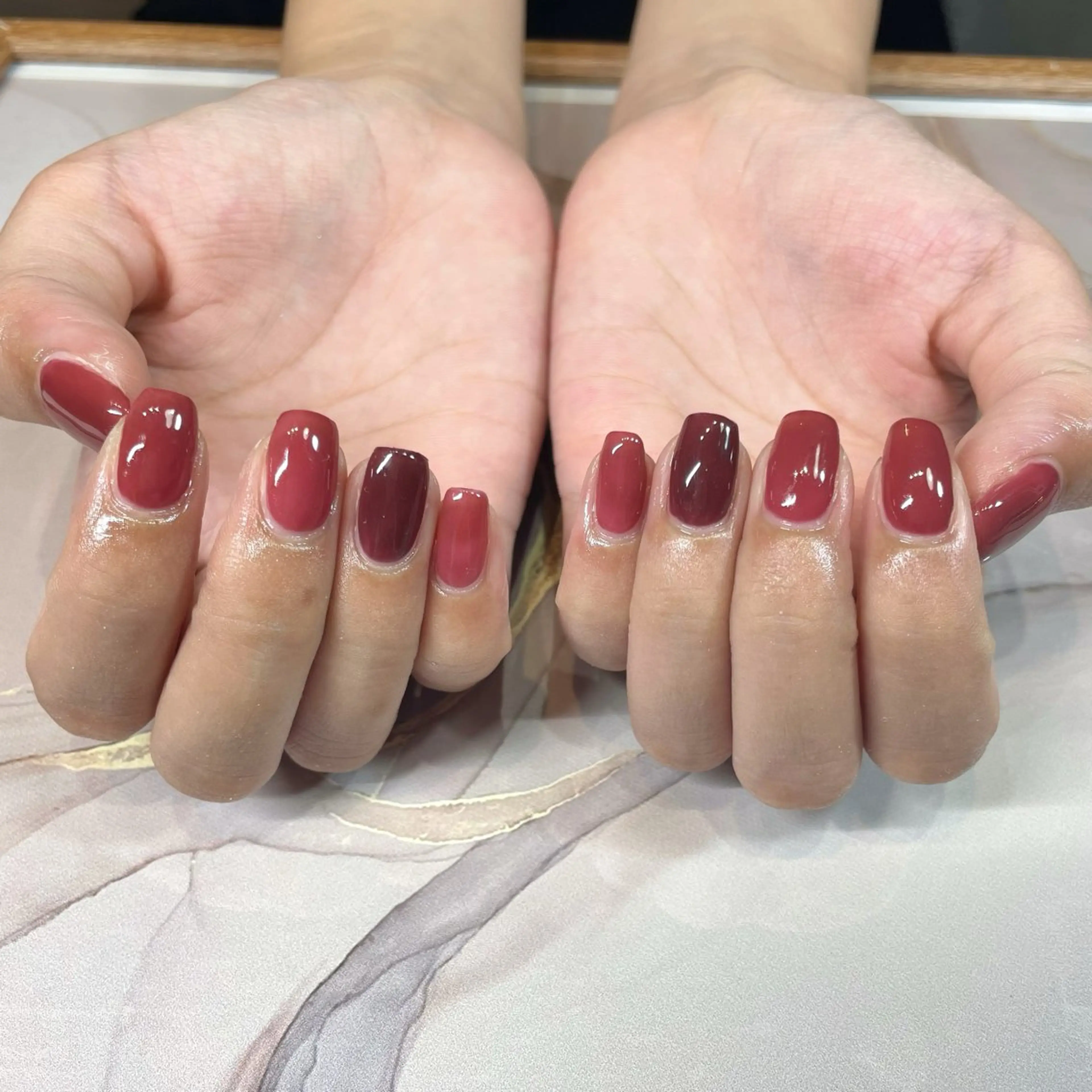 ネイル ワンカラーネイル ハンドネイル jujur HARUKA🌸のネイルデザイン