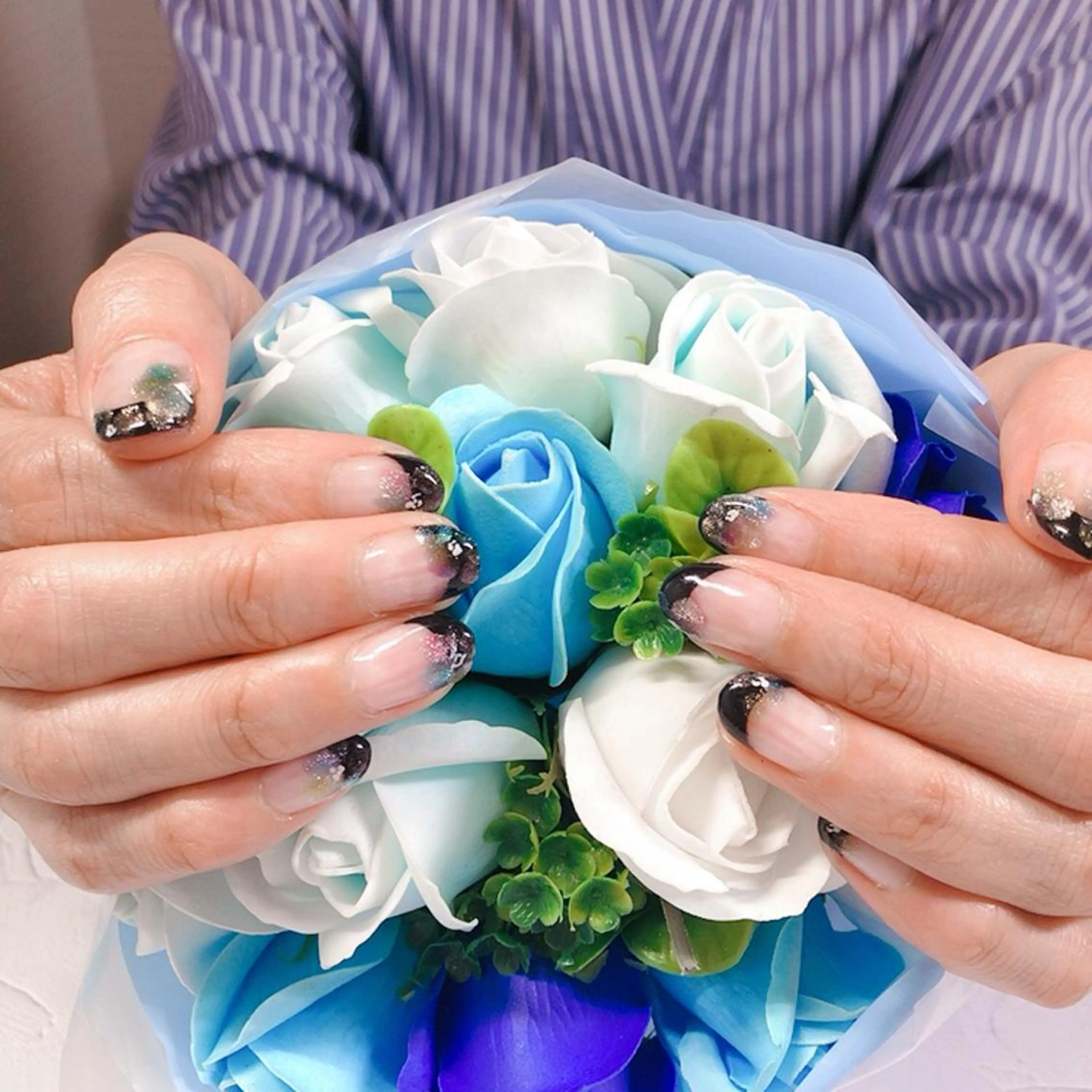 ネイル フレンチネイル 奥園 良恵のネイルデザイン