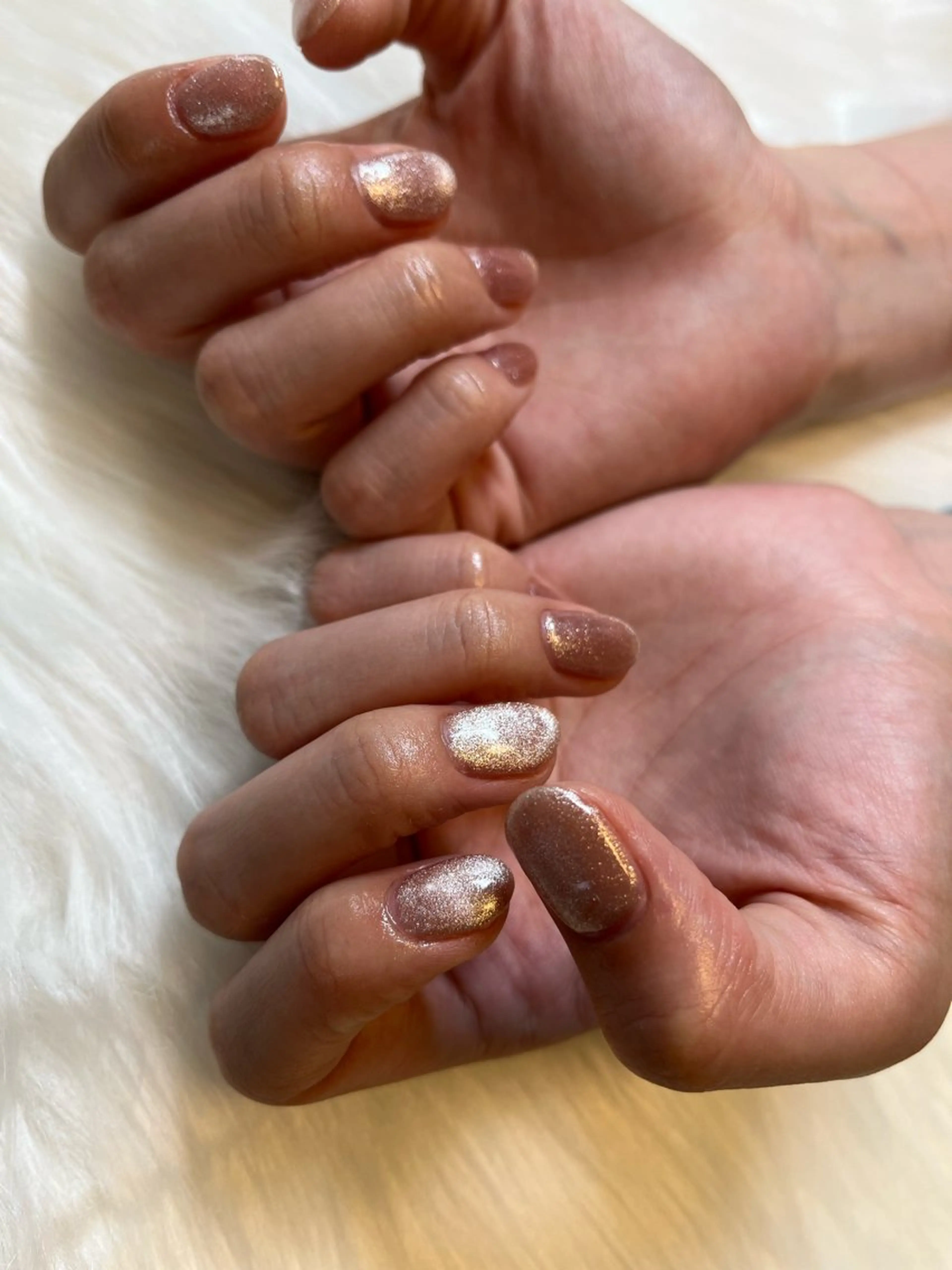 ネイル マグネットネイル ネイルサロン flatのネイルデザイン