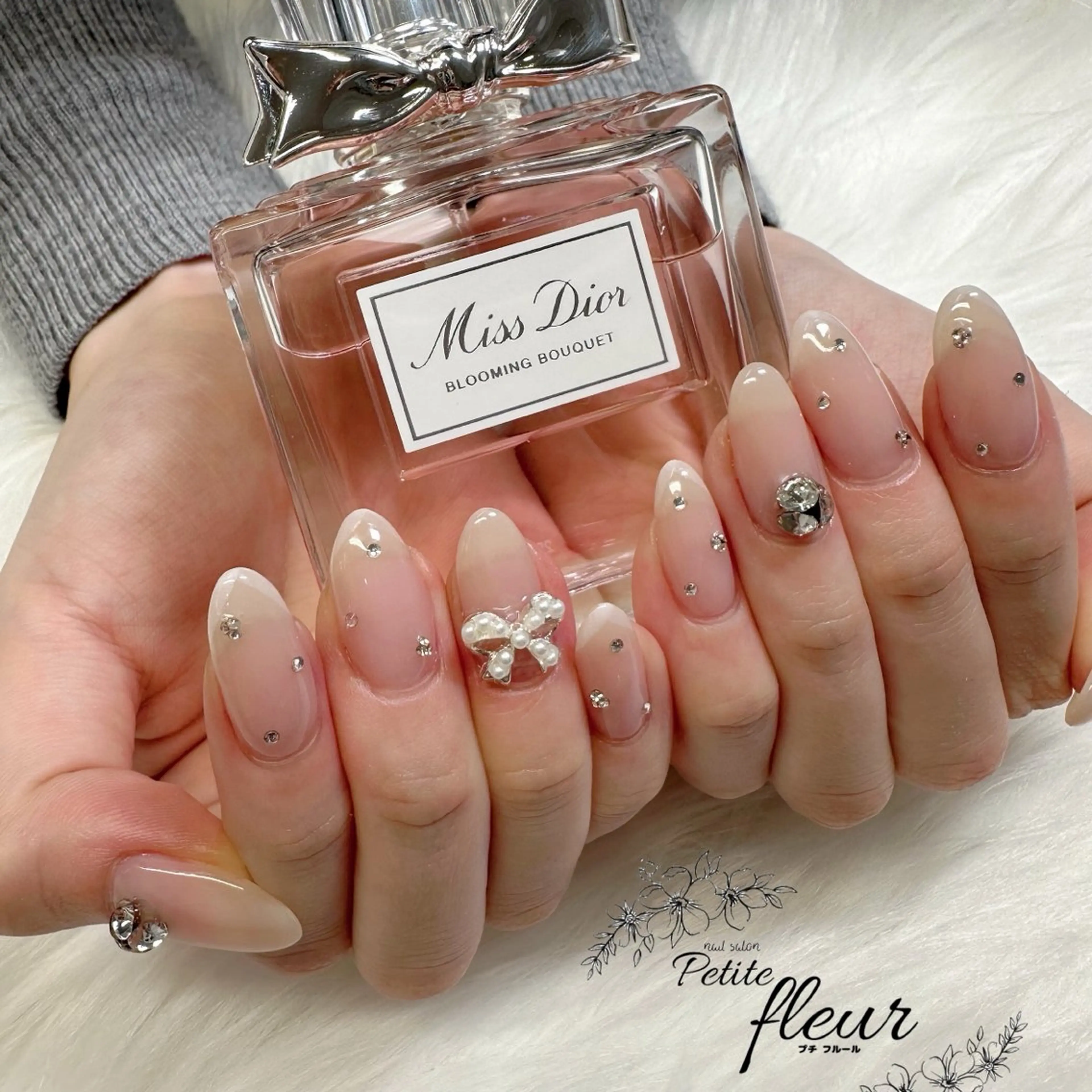 ネイル 持ち込み ❁⃘*。Petite fleur❁⃘*りさのネイルデザイン