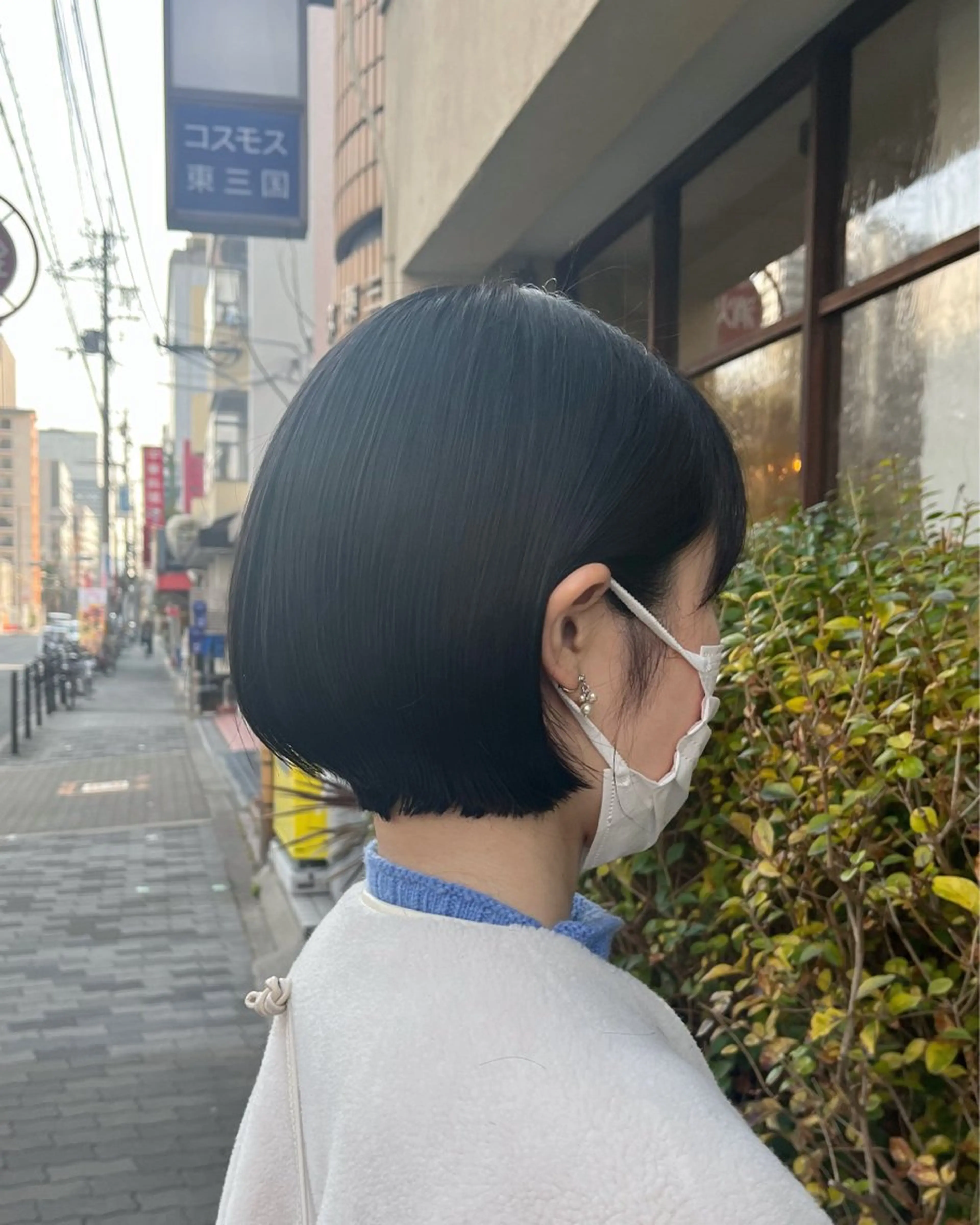 ショート ショートボブ ボブ ショートヘア 田中 鈴乃のヘアスタイル