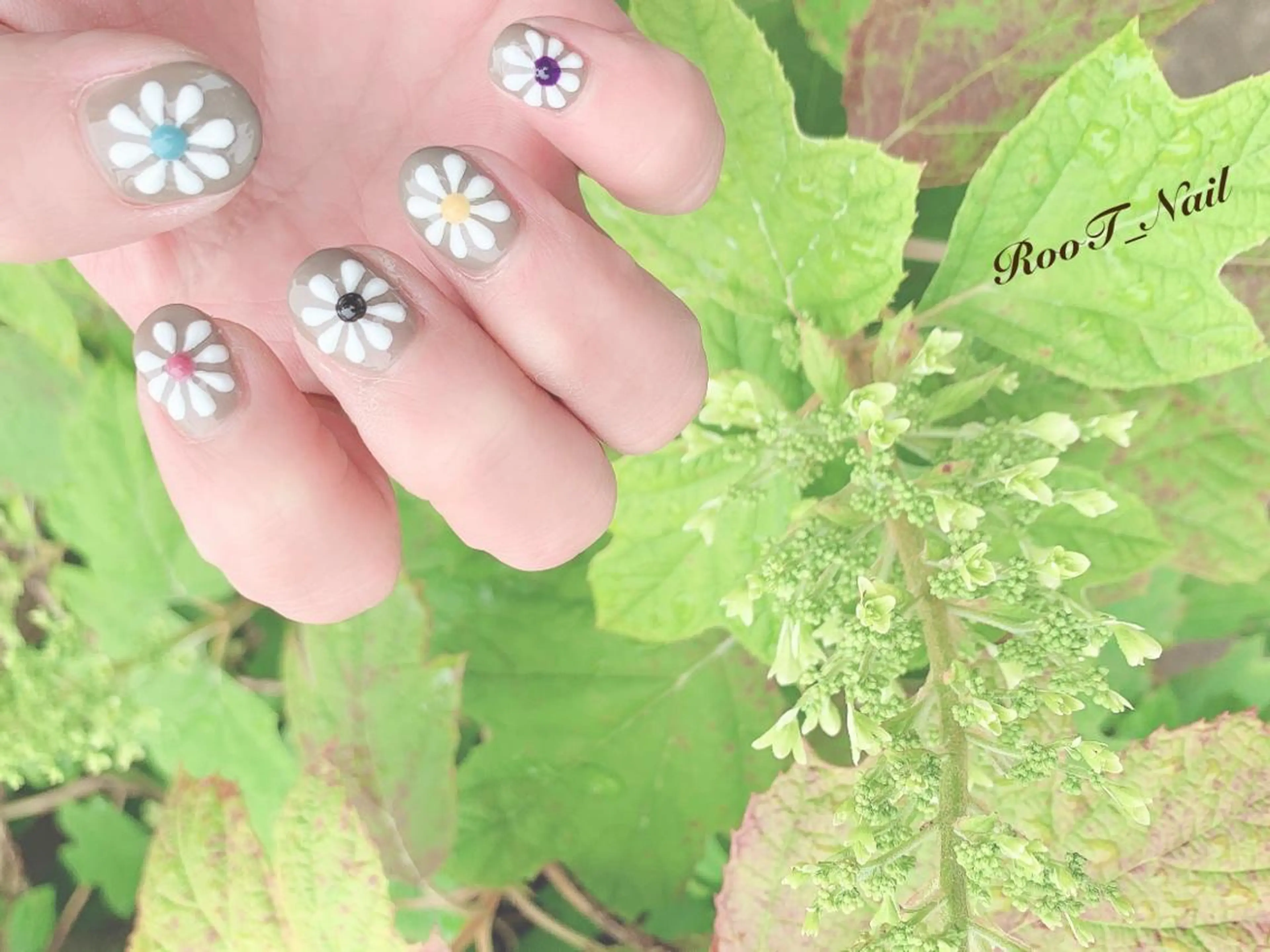 メンズ ネイル アートネイル クリアネイル ぷっくりネイル ハンドネイル RooT Nailのネイルデザイン