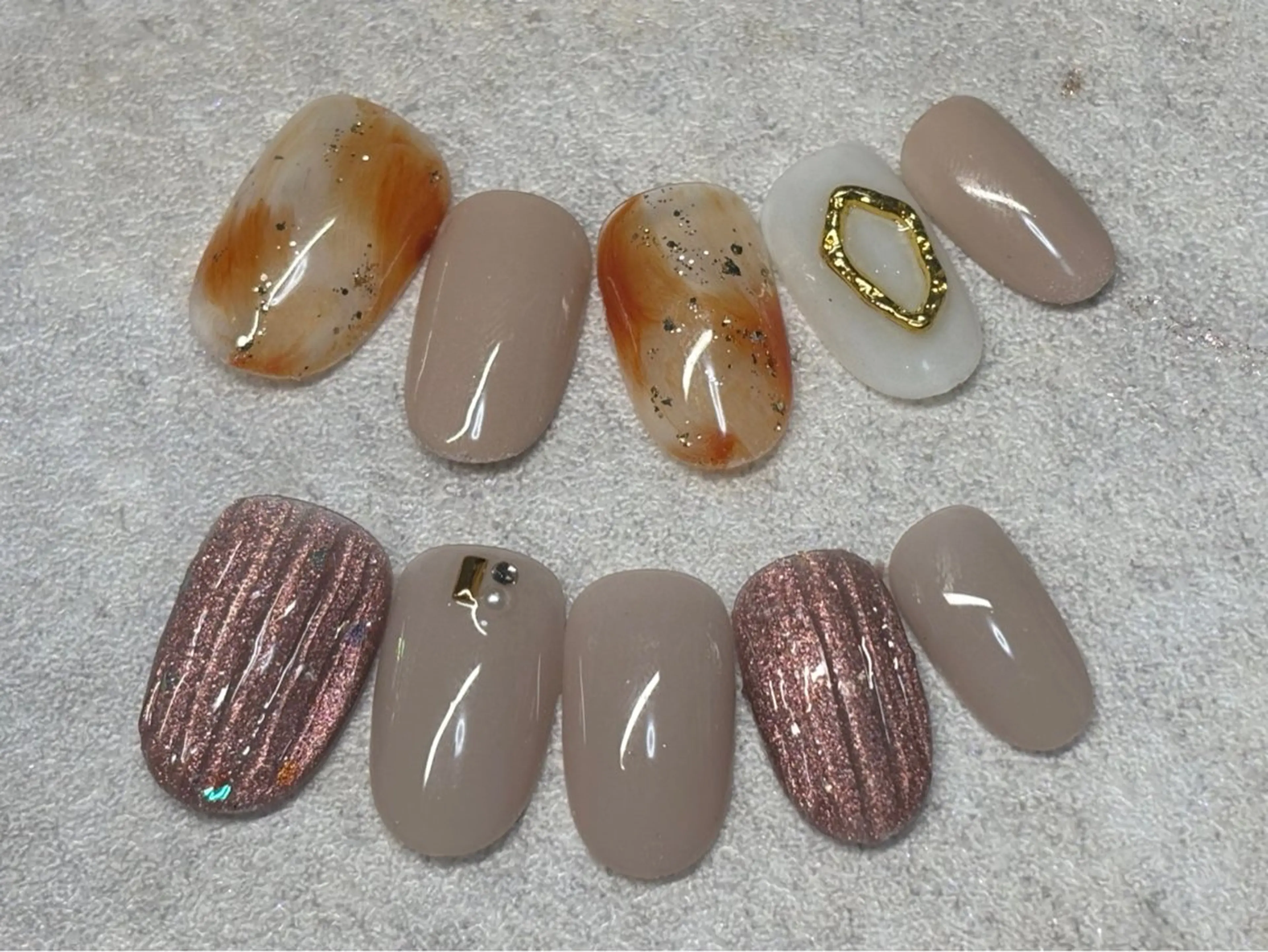 ネイル 認定講師／歴20年 パラジェル　Growのネイルデザイン