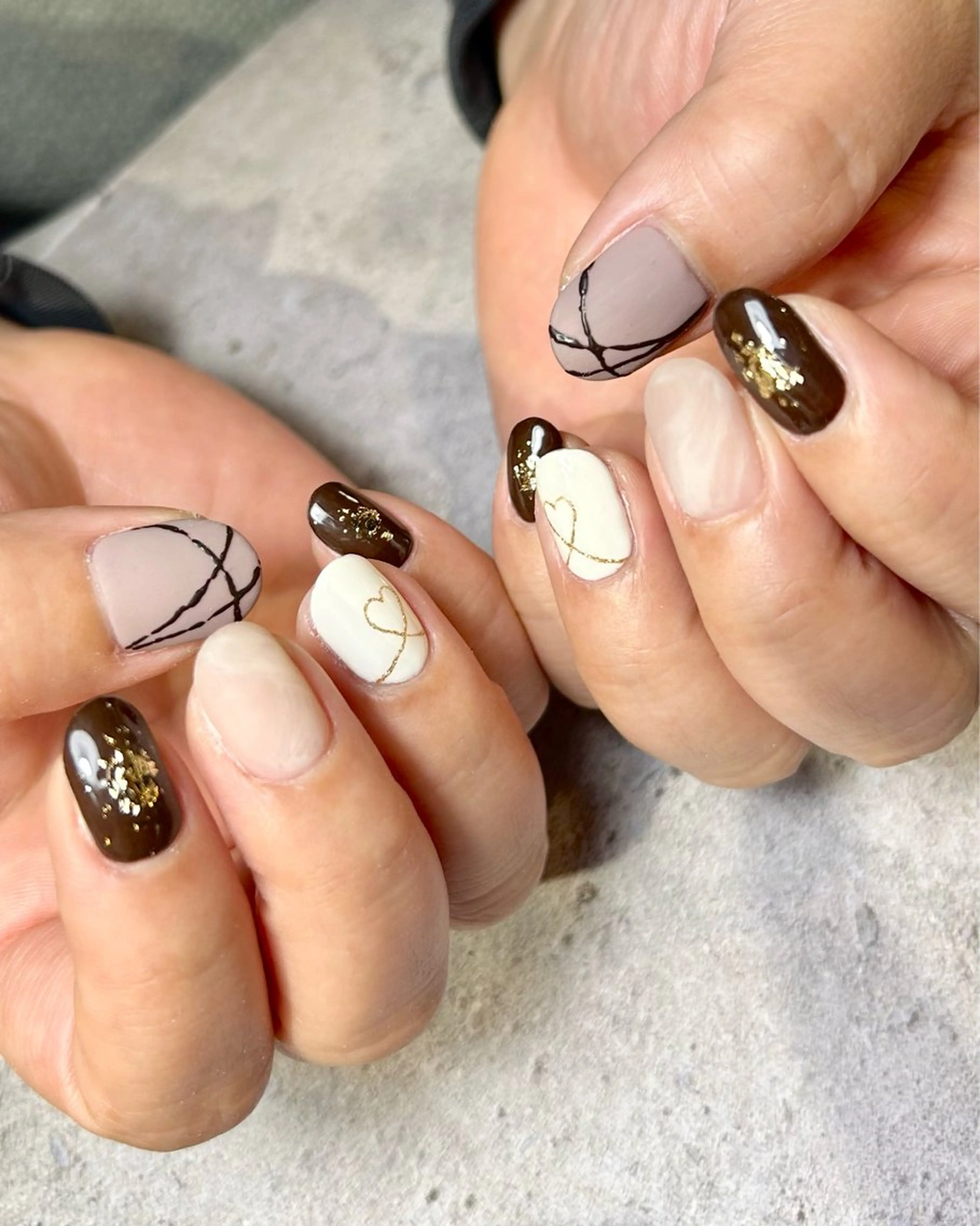 ネイル 持ち込み ハンドネイル Reflection marikoのネイルデザイン