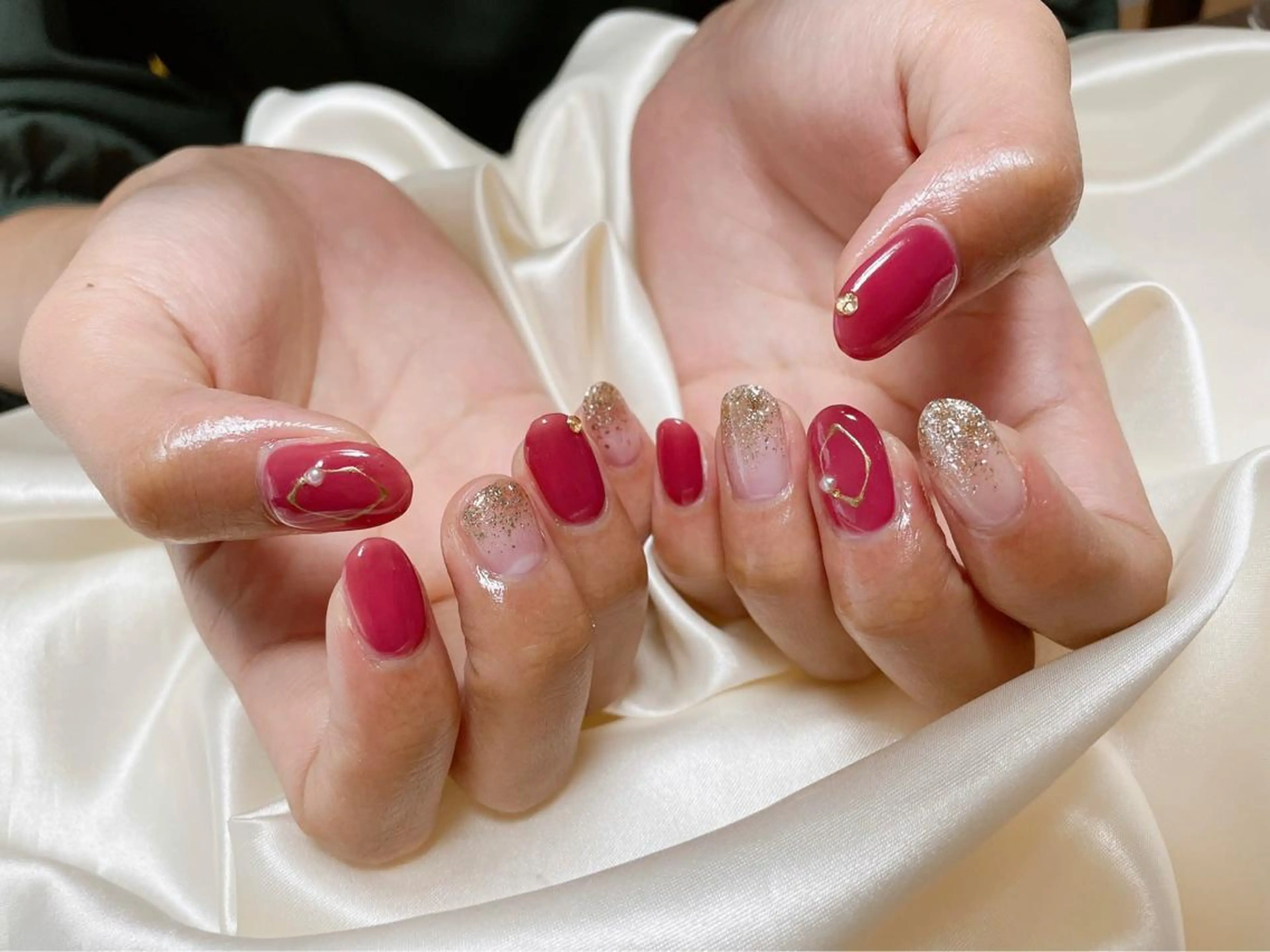 ネイル ハンドネイル Mogu nail 二子玉川のネイルデザイン