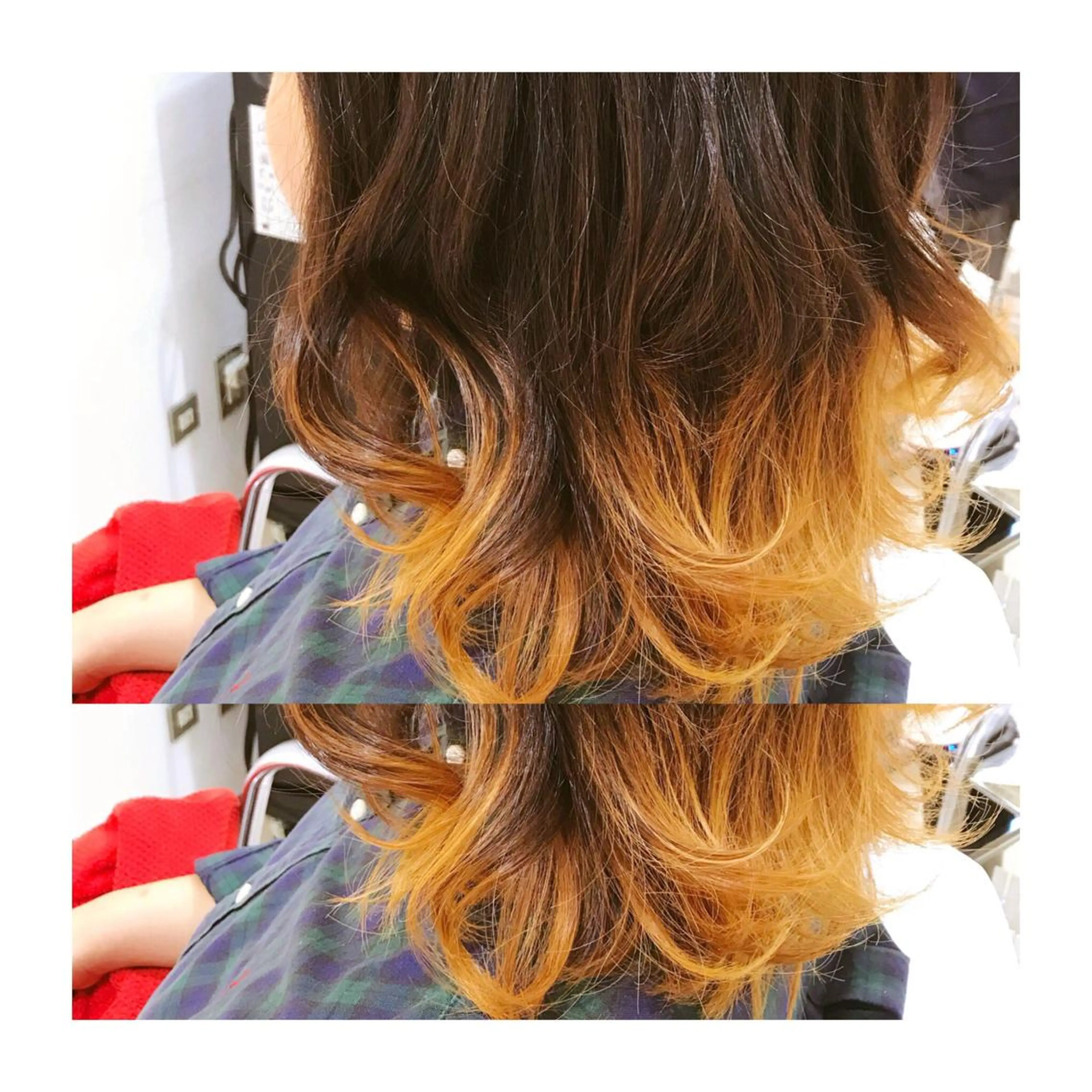 ミディアム カラー ブリーチ グラデーションカラー ヘアカラー 河原町/艶髪/西田 晴香のその他イメージ