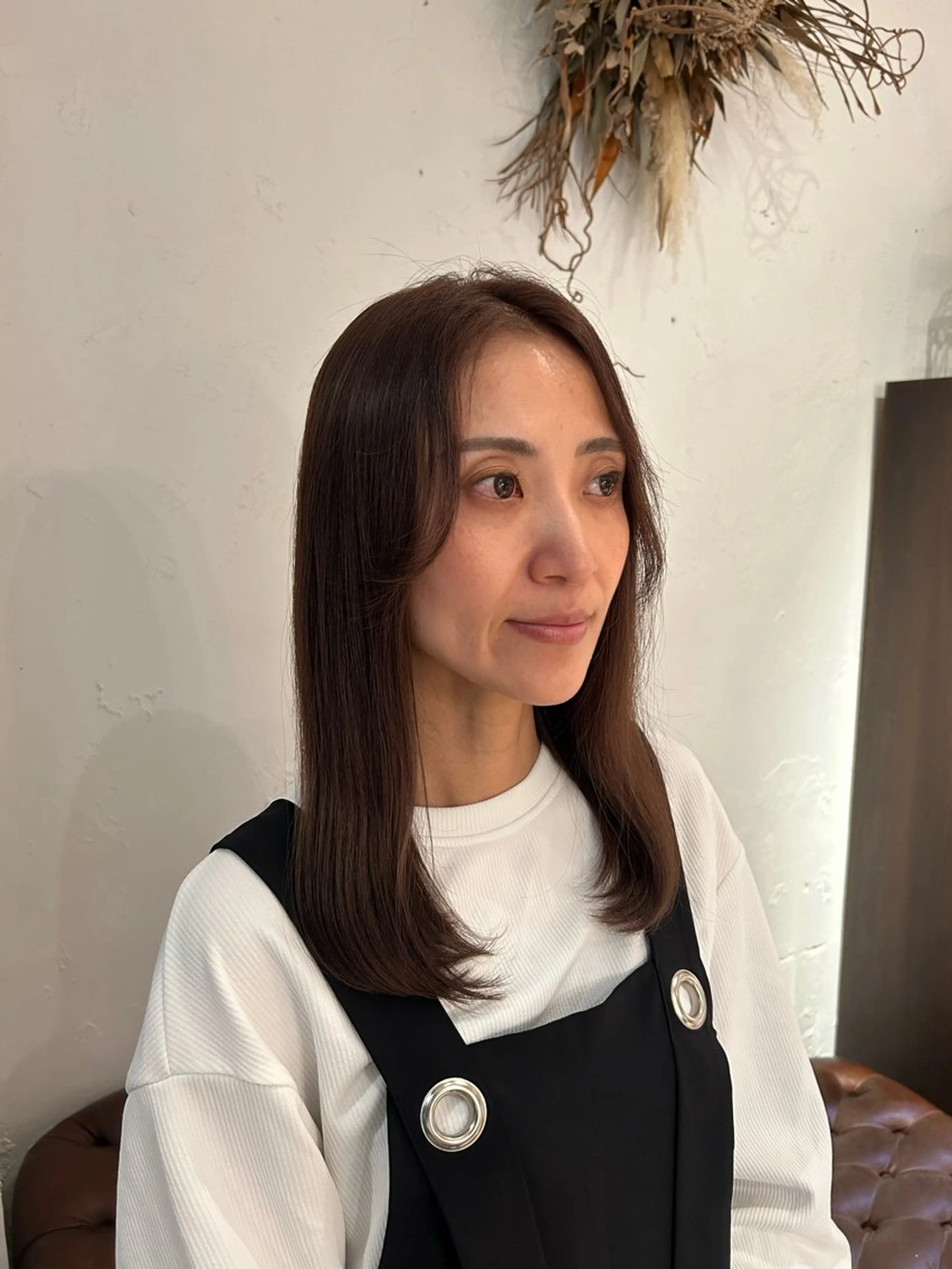 セミロング カラー Lilly所属・成田 智彩のヘアスタイル
