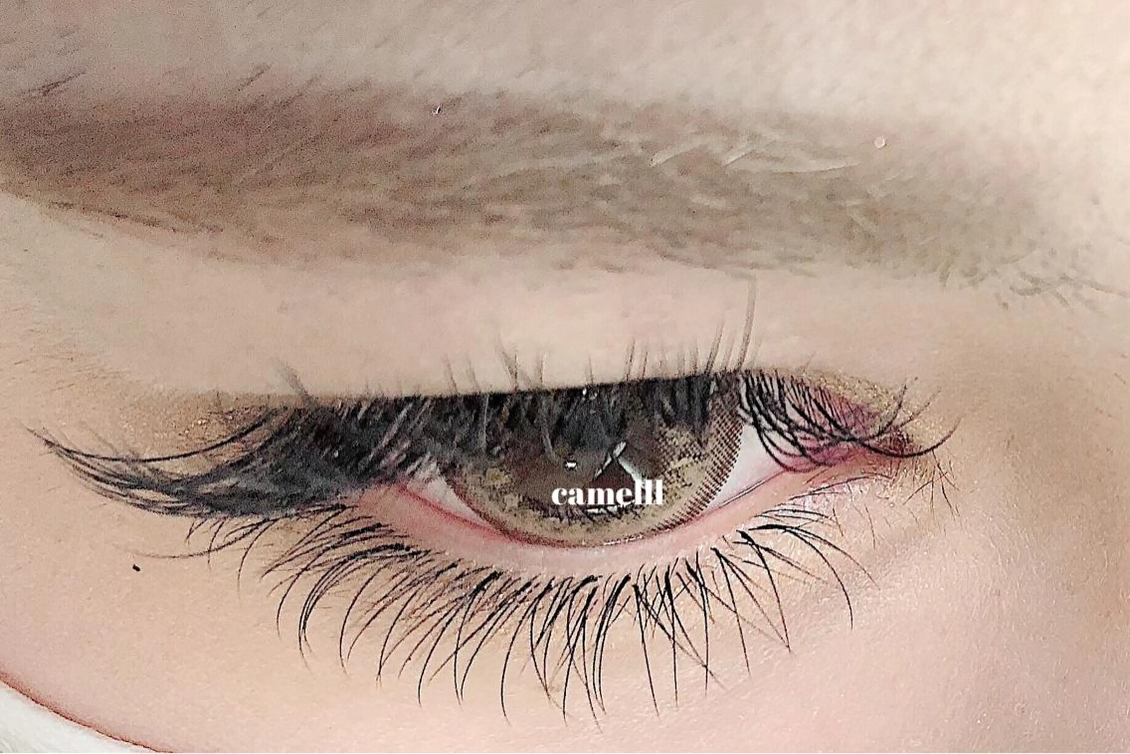 マツエク・マツパ 下まつげエクステ 【那覇/束感まつ毛】 ｷｬﾒﾙのマツエク・マツパデザイン