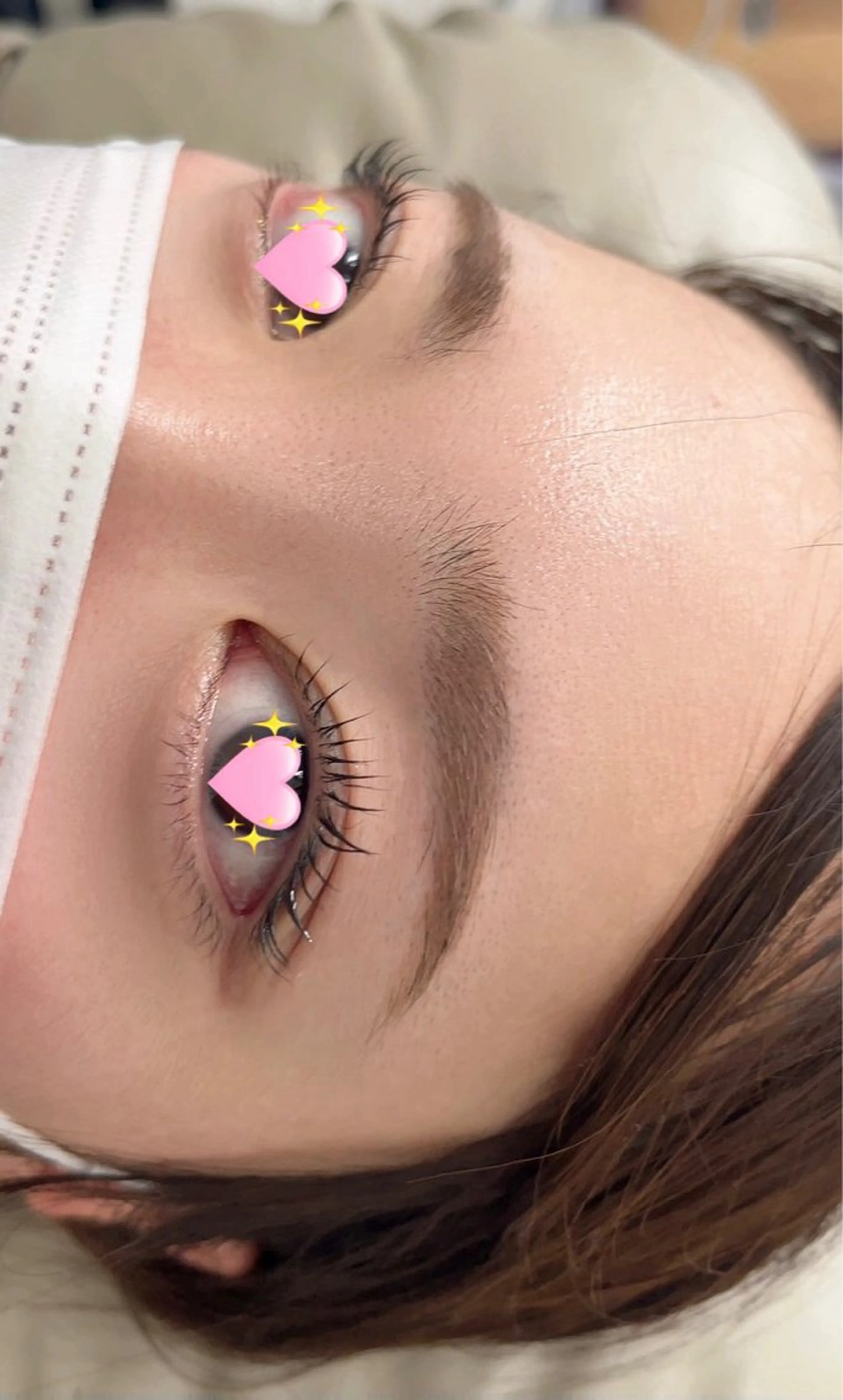 マツエク・マツパ 束感まつ毛 フラットラッシュ パリジェンヌラッシュリフト 一重×まつ毛パーマ Morganite 🦋 ÿui 🦋のマツエク・マツパデザイン