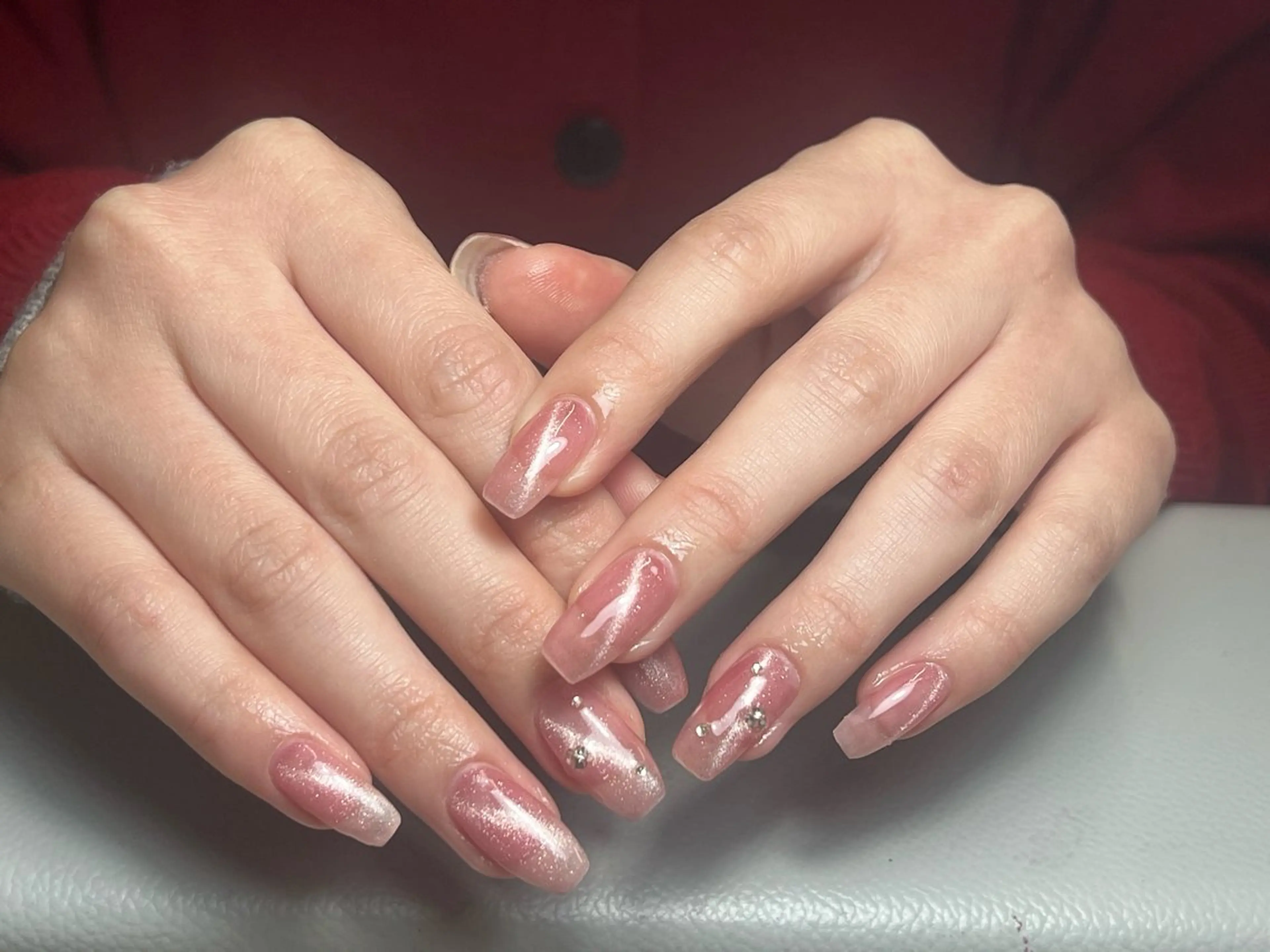 ネイル アートネイル 韓国ネイル 持ち込み ニュアンスネイル ワンカラーネイル イブ ネイリのネイルデザイン