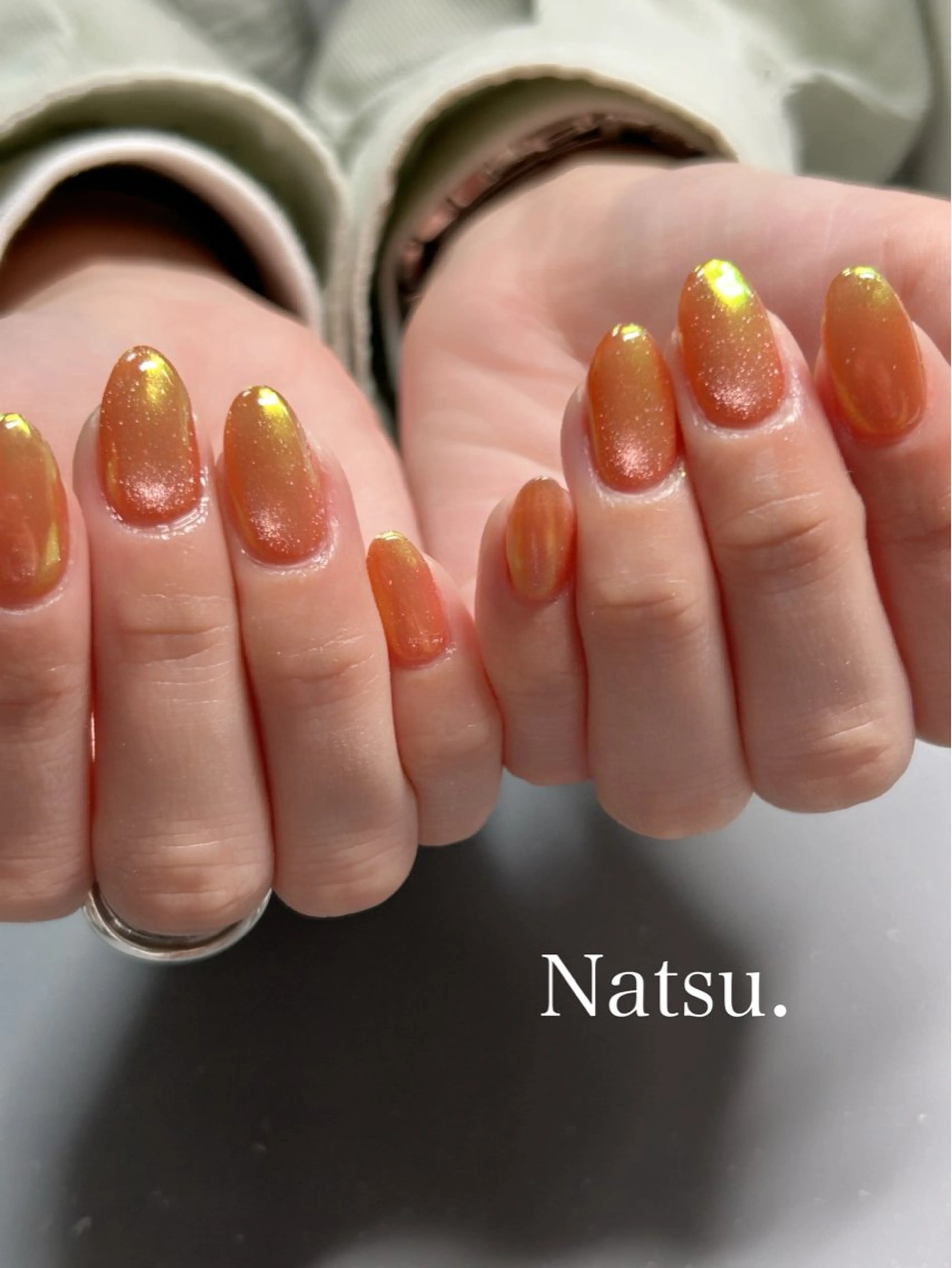 ネイル キラキラネイル ワンカラーネイル ハンドネイル Natsu nailのネイルデザイン