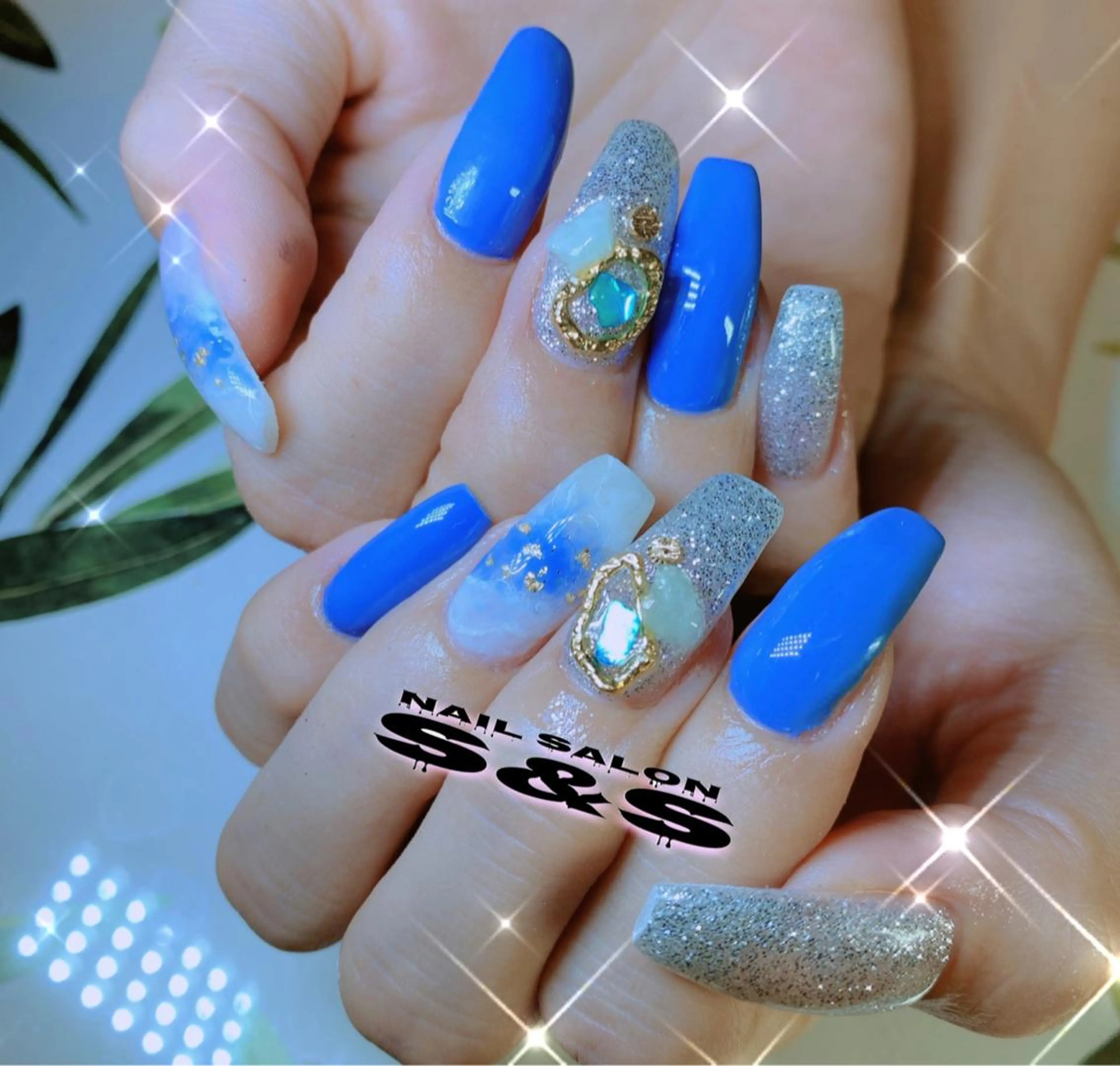 ネイル 長さ出し メンズネイル 持ち込み スカルプネイル S&S 村田小百合のネイルデザイン