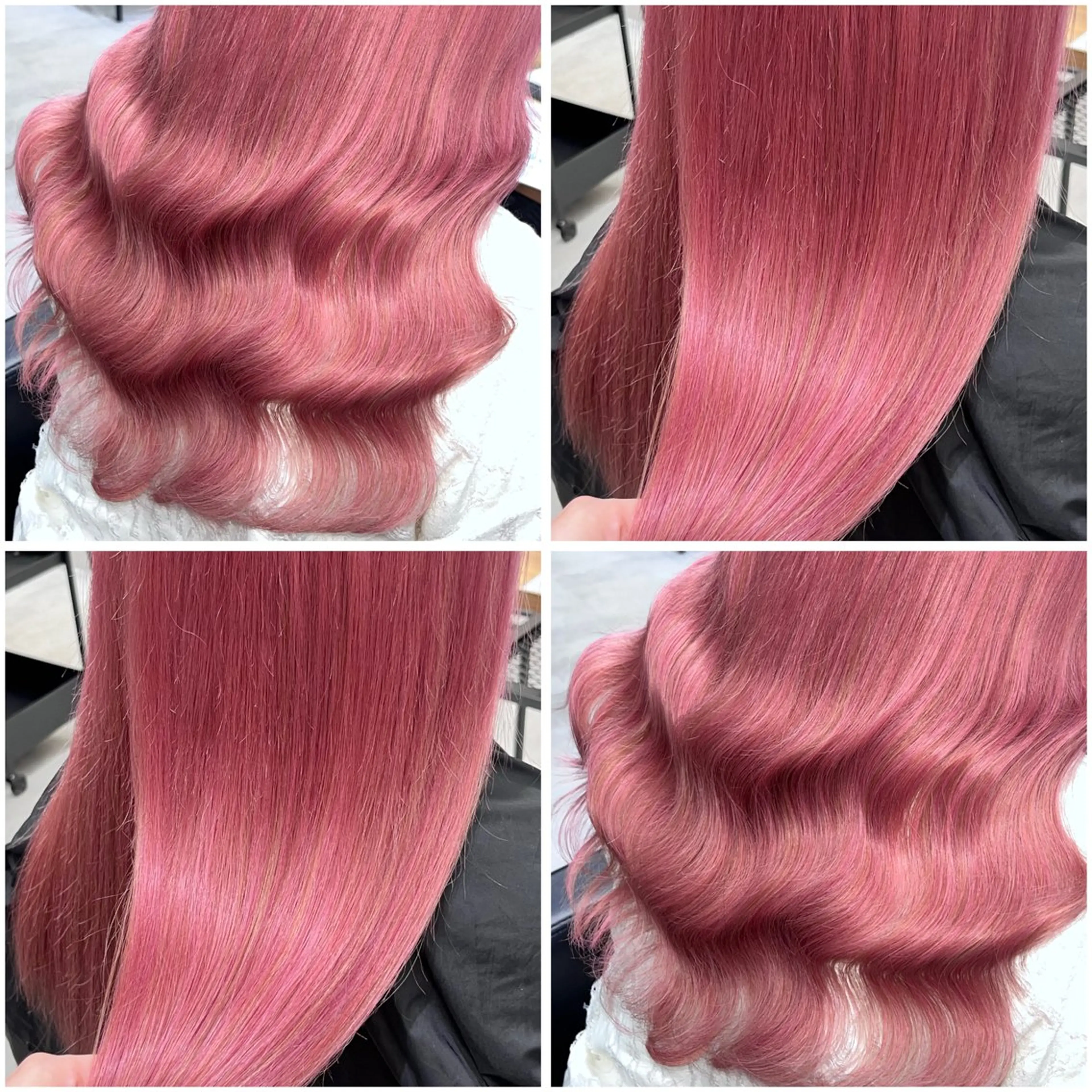 ロング カラー ピンクカラー ヘアカラー トリートメント エクステ MAKO ❤️🔥NEXTのヘアスタイル