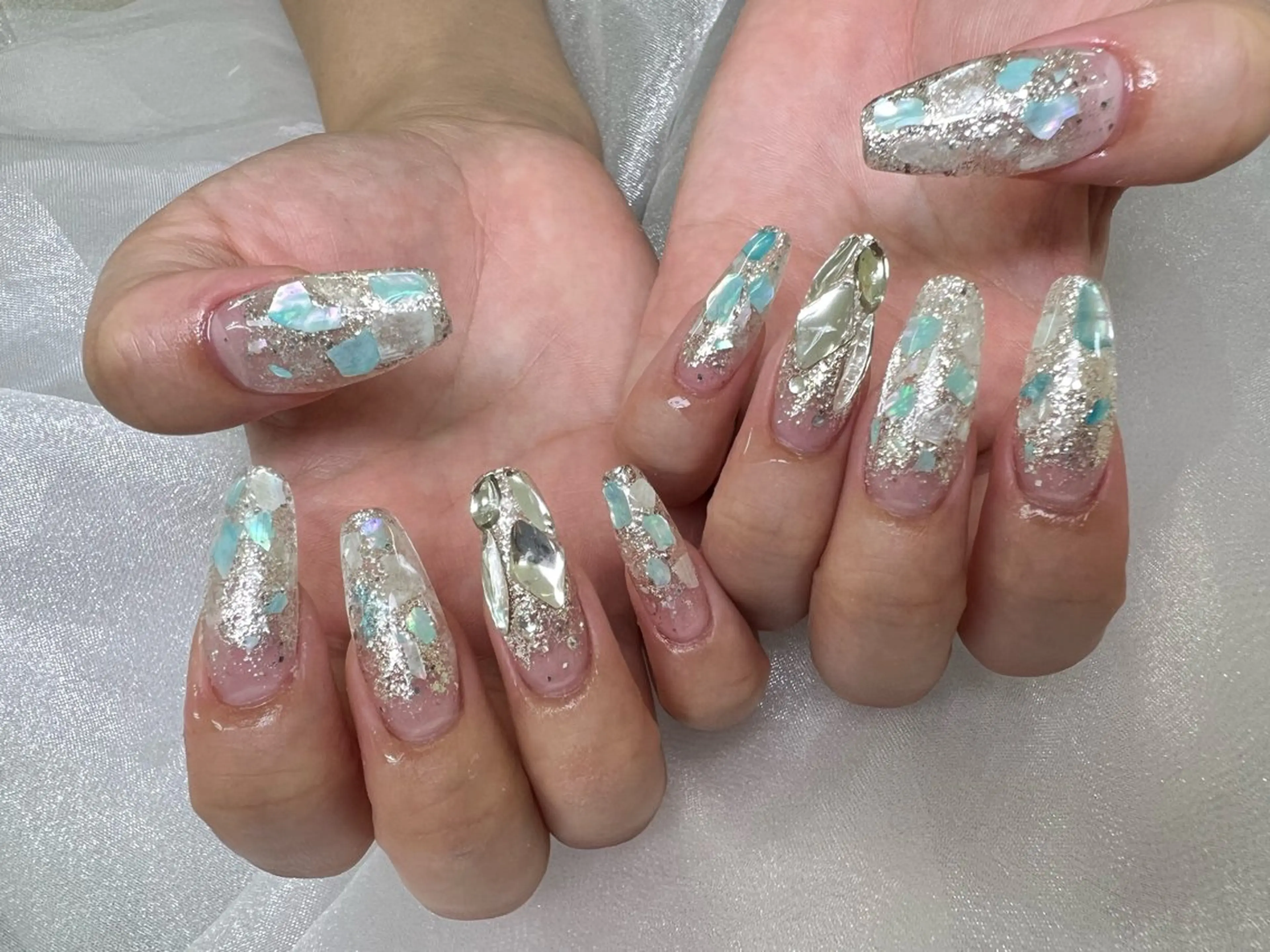 ネイル ハンドネイル Mana‪ ‪·͜· ❤︎‬のネイルデザイン