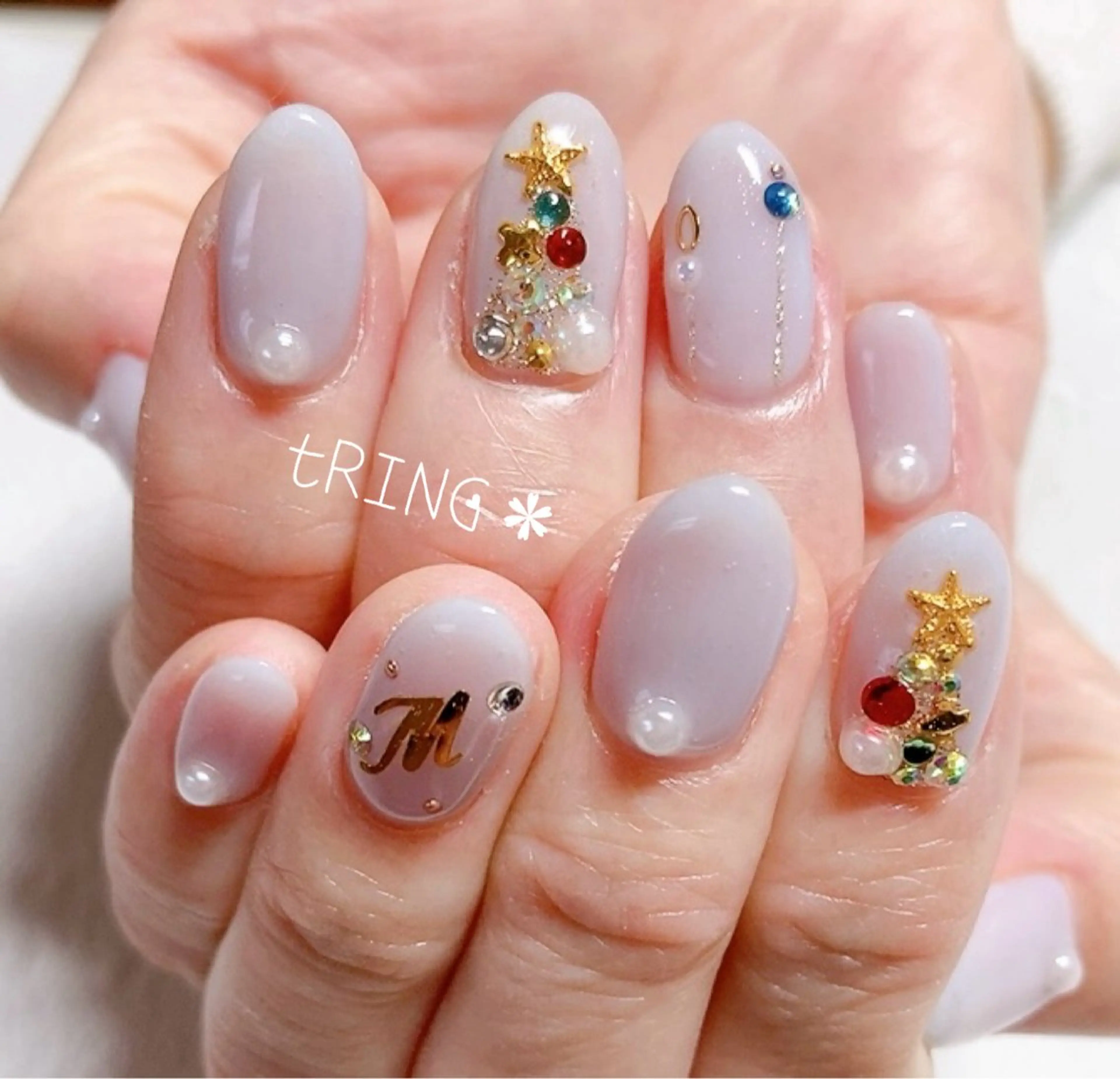 ネイル ハンドネイル tRING＊ しいの木台のネイルデザイン