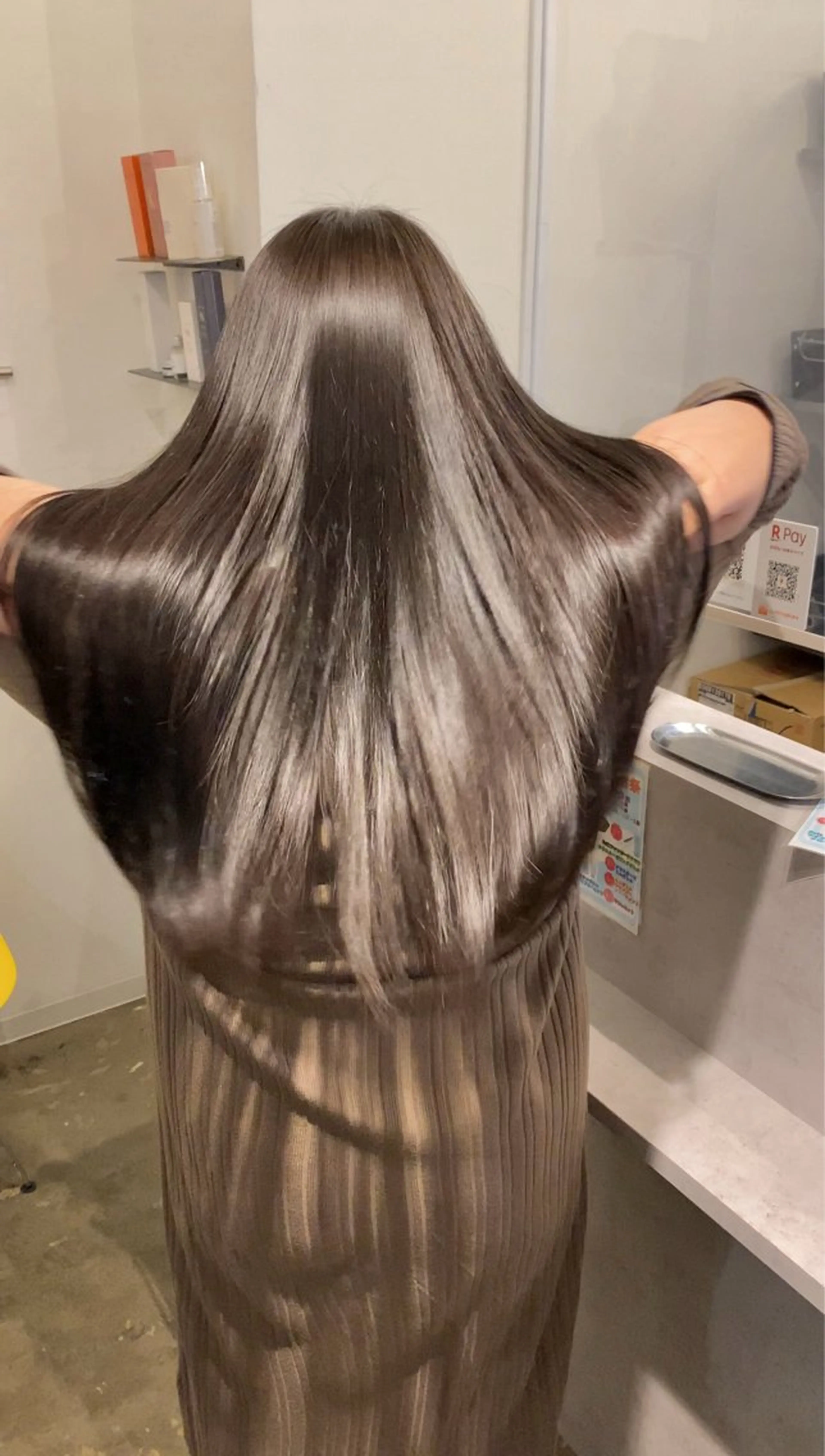 ロング カラー カット ヘアカラー トリートメント 🪡韓国レイヤー /髪質改善/菊池🪡のヘアスタイル