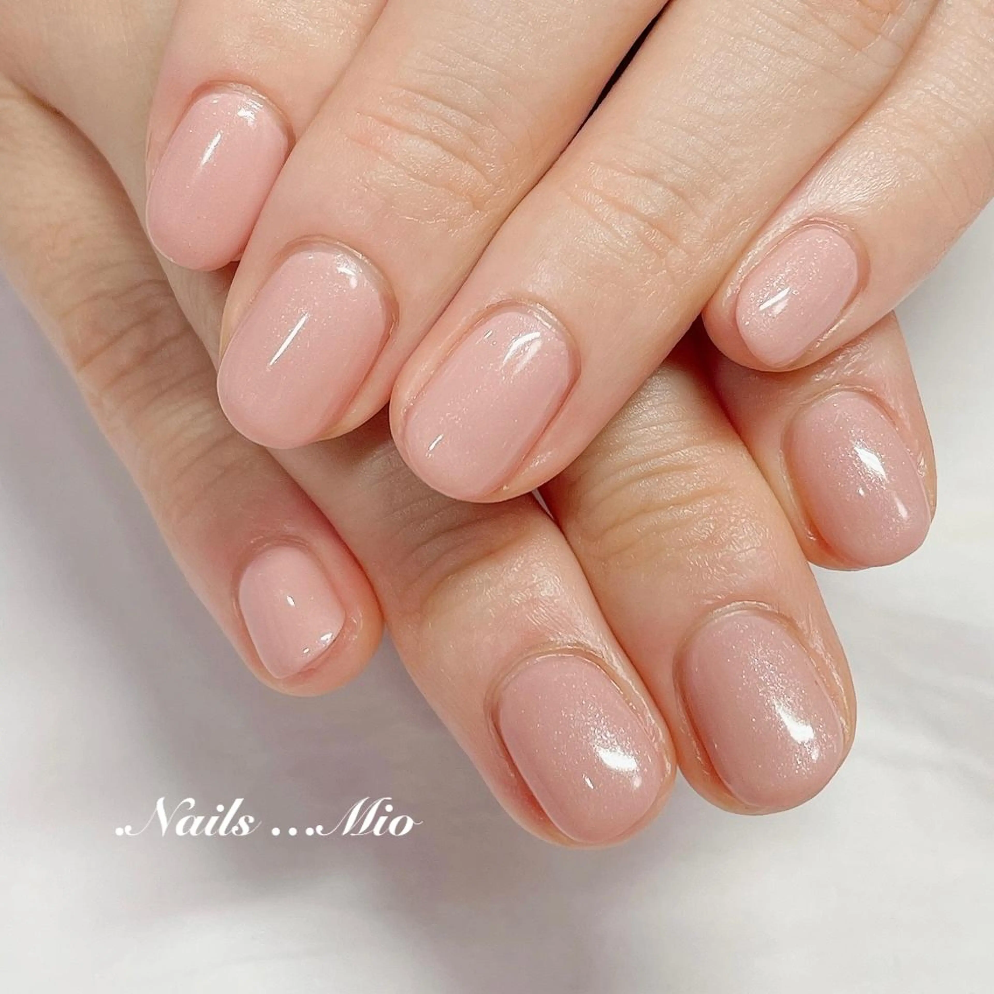 ネイル ジェルネイル ワンカラーネイル .Nails Mio 赤羽西ネイルサロンのネイルデザイン