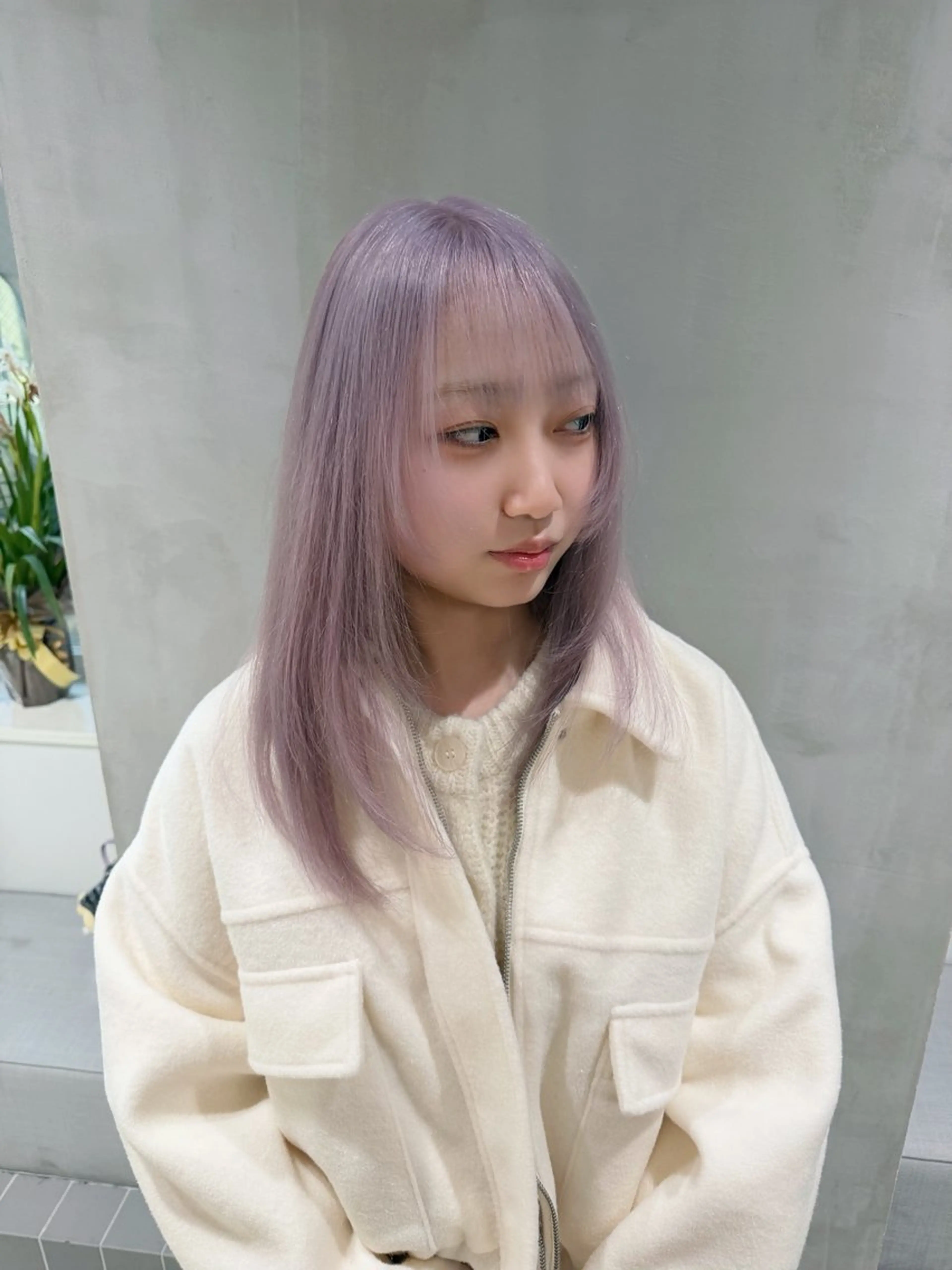 カラー ハイトーン/ブリーチ /ウルフ/しゅーたのヘアスタイル