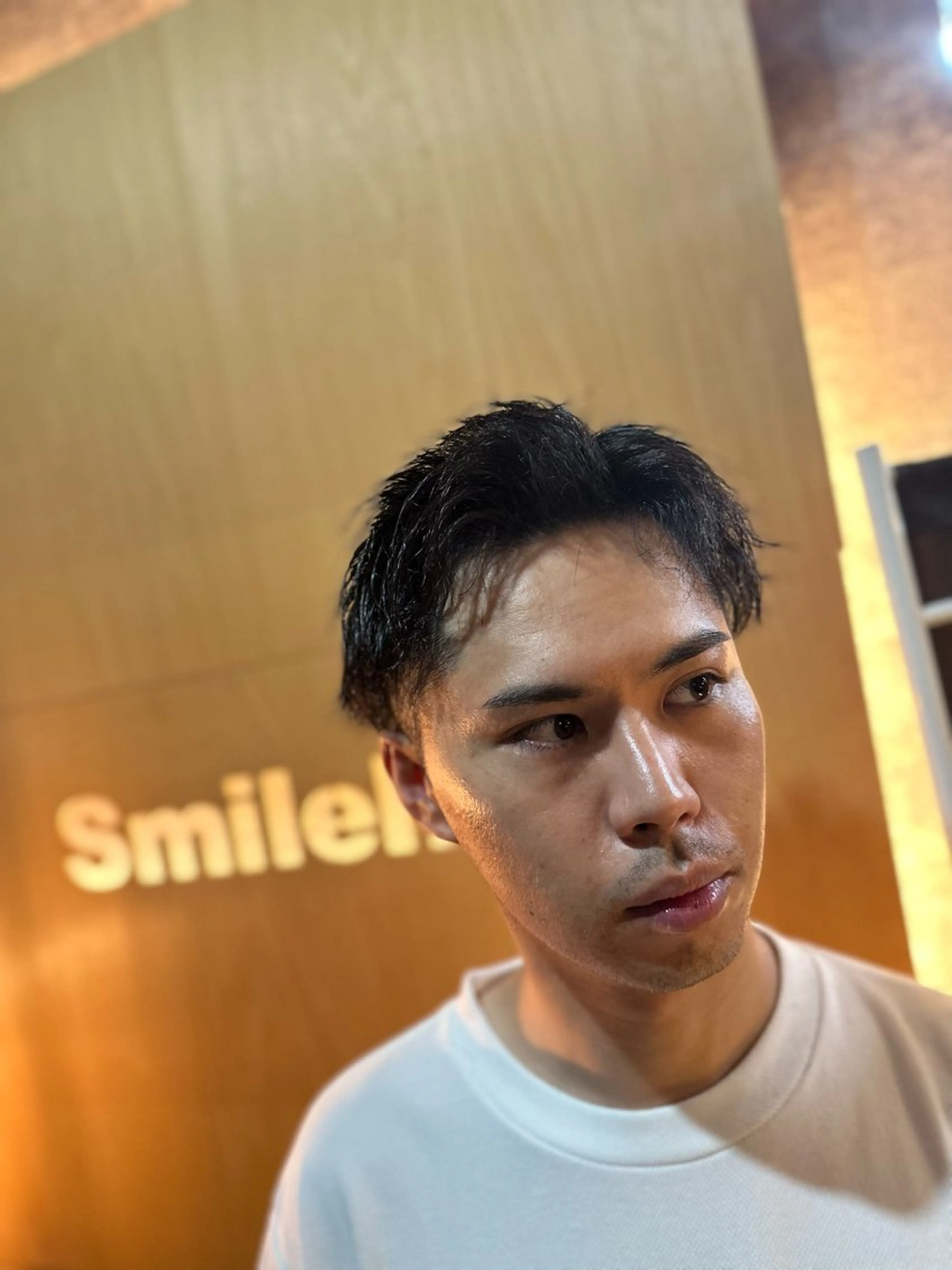 ショート カット パーマ メンズカットNo,1 小池 魔裟斗のヘアスタイル