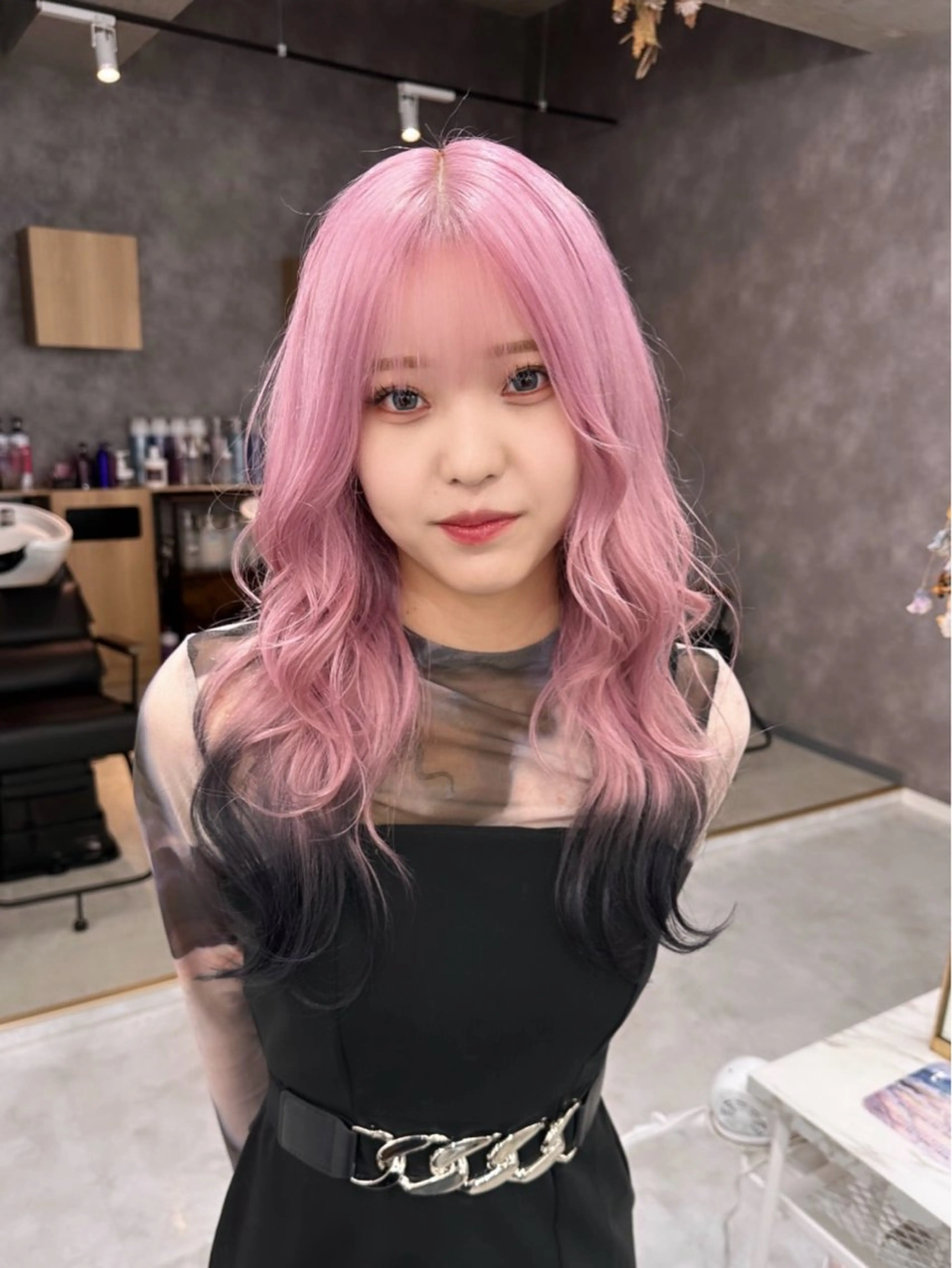 セミロング カラー ヘアアレンジ ブリーチ/ヘアケア 🪞TAKUMA🪞のヘアスタイル