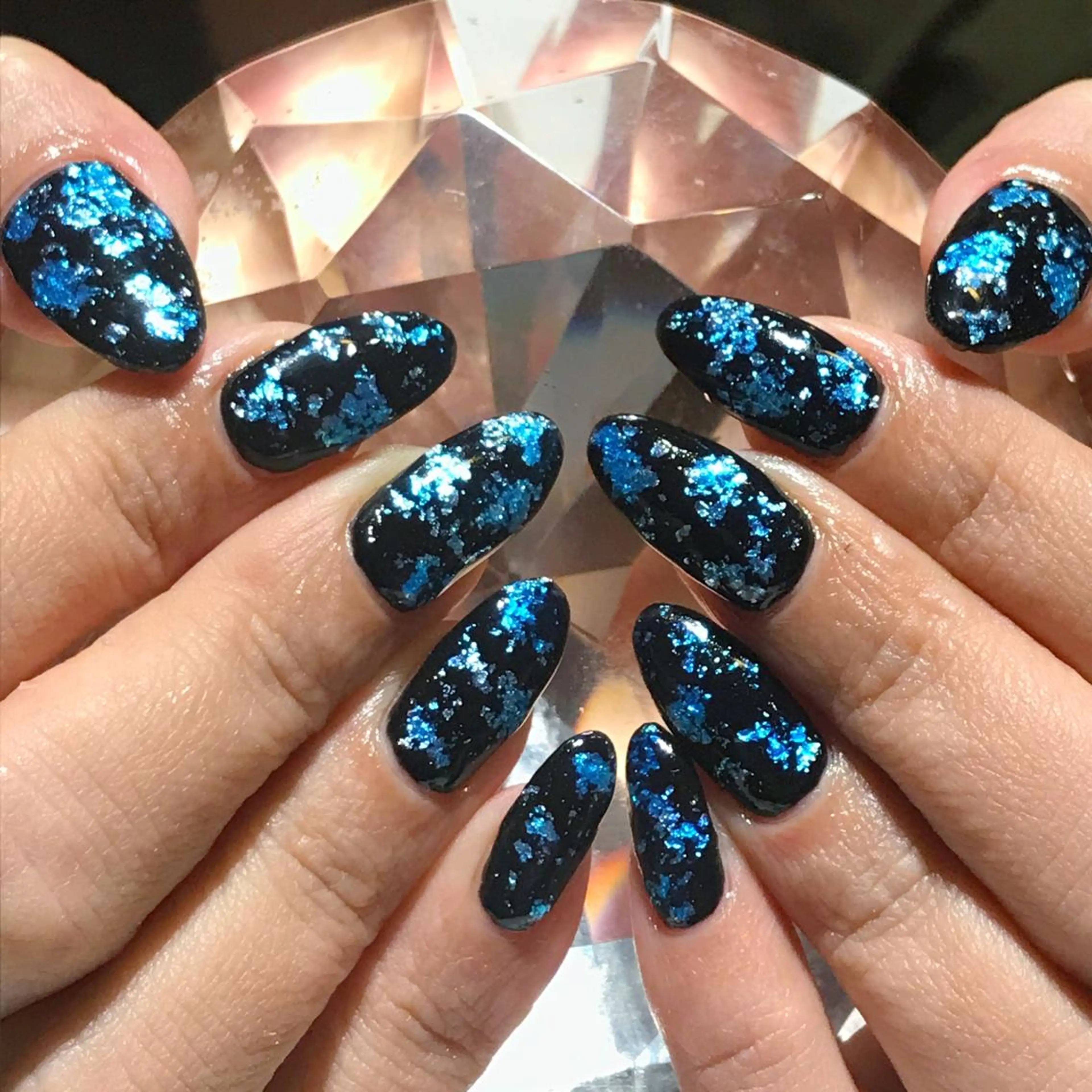 ネイル ブルー YUN 💅のネイルデザイン