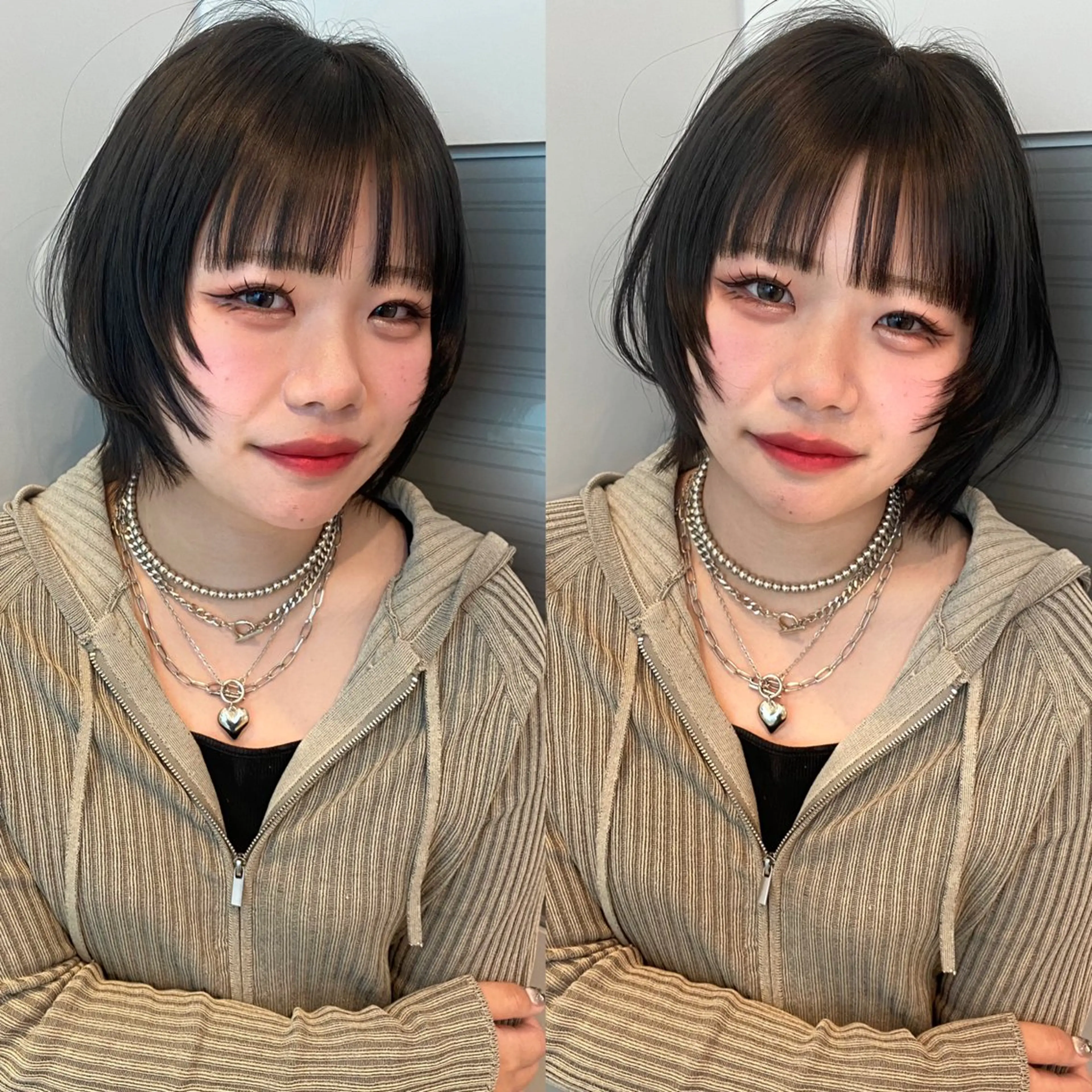 ショート カラー ボブ カット ヘアカラー トリートメント mai / linoah˚✧のヘアスタイル