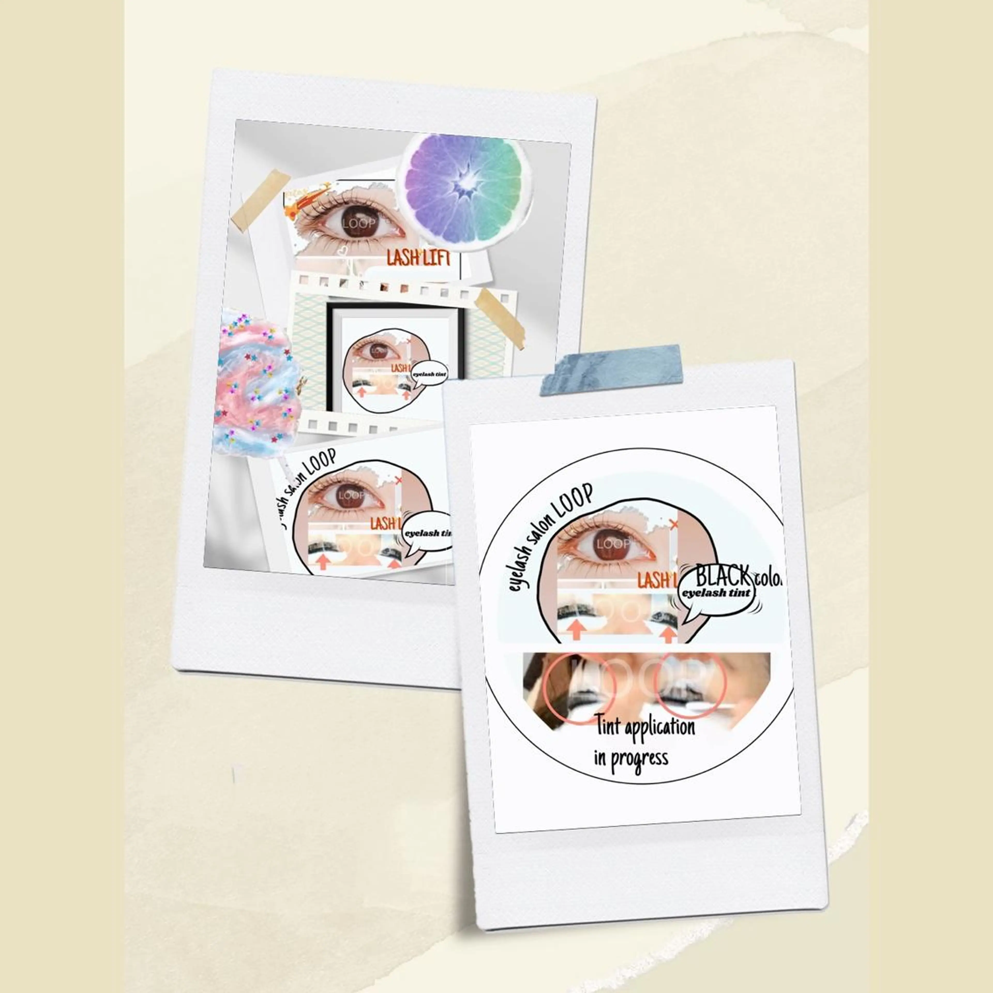 カラー メンズ マツエク・マツパ アイブロウ メンズパーマ 黒髪 眉カラー ケラチンラッシュリフト 一重×まつ毛パーマ マツパ eyelash salonLoopꨄのマツエク・マツパデザイン