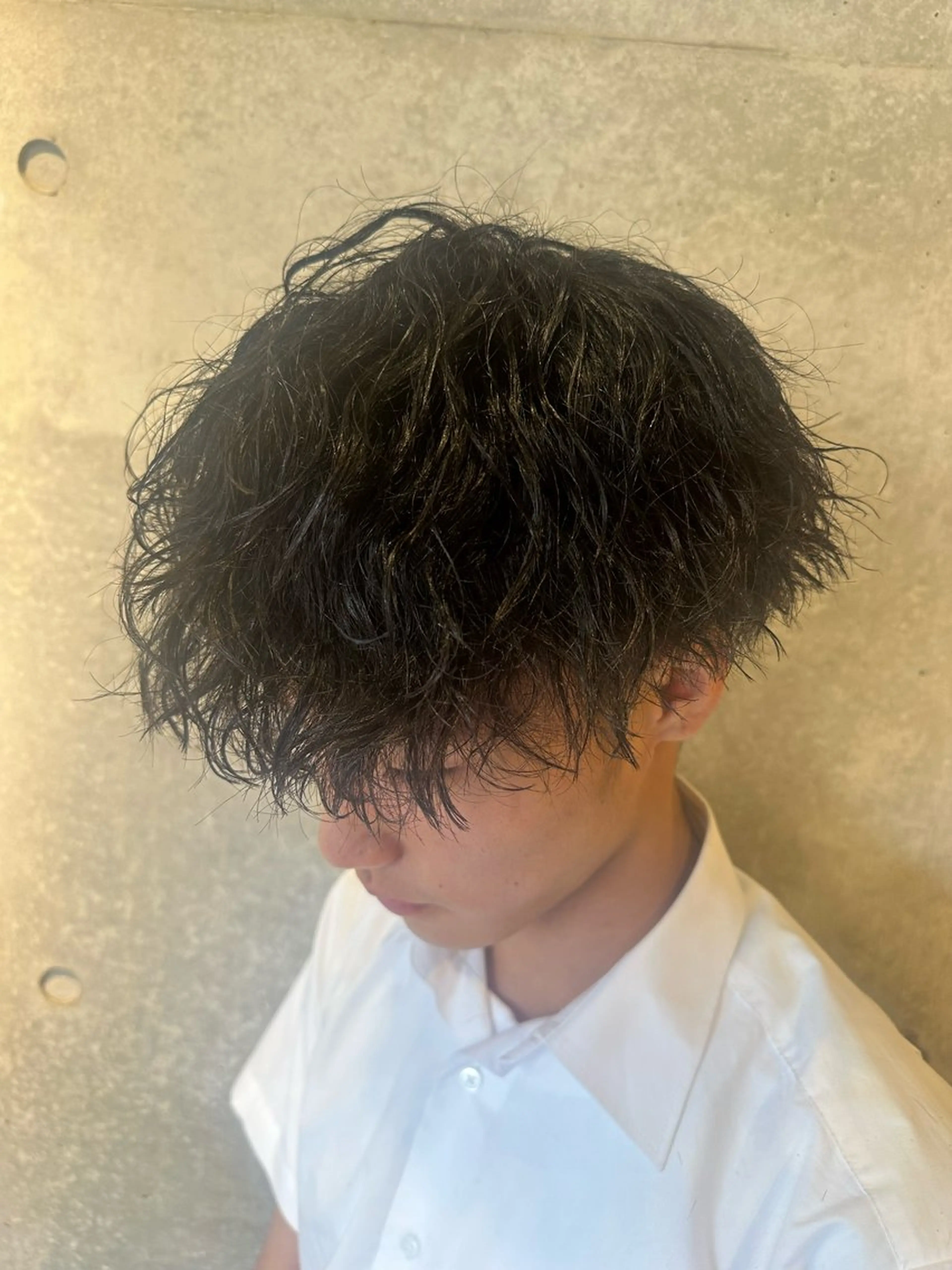 ショート メンズ カット パーマ ⭐️ツイスパ⭐️ 菊池　拓也のヘアスタイル