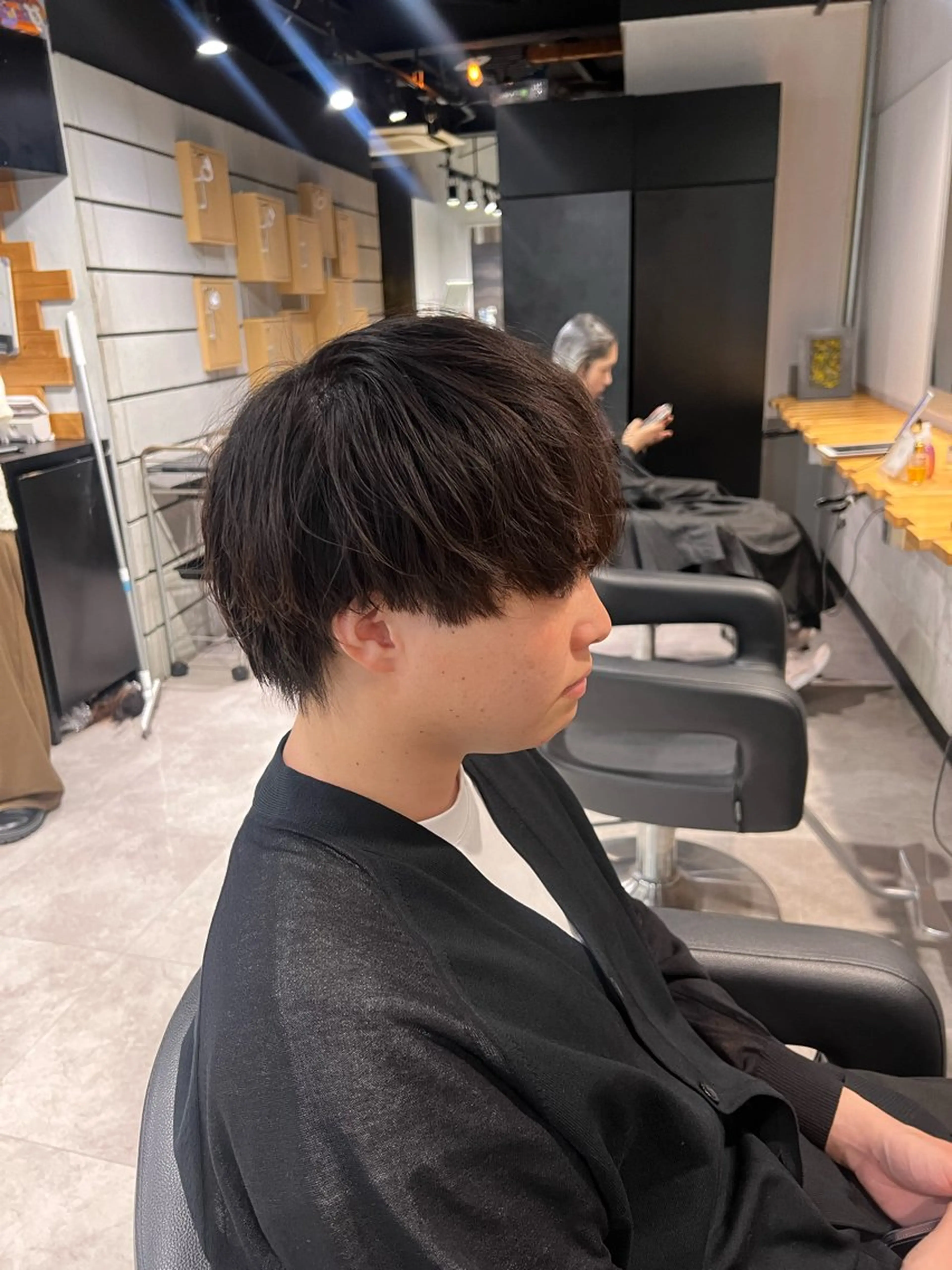 メンズ マッシュ カット NANAMI🩵 大人可愛い韓国ヘアのヘアスタイル